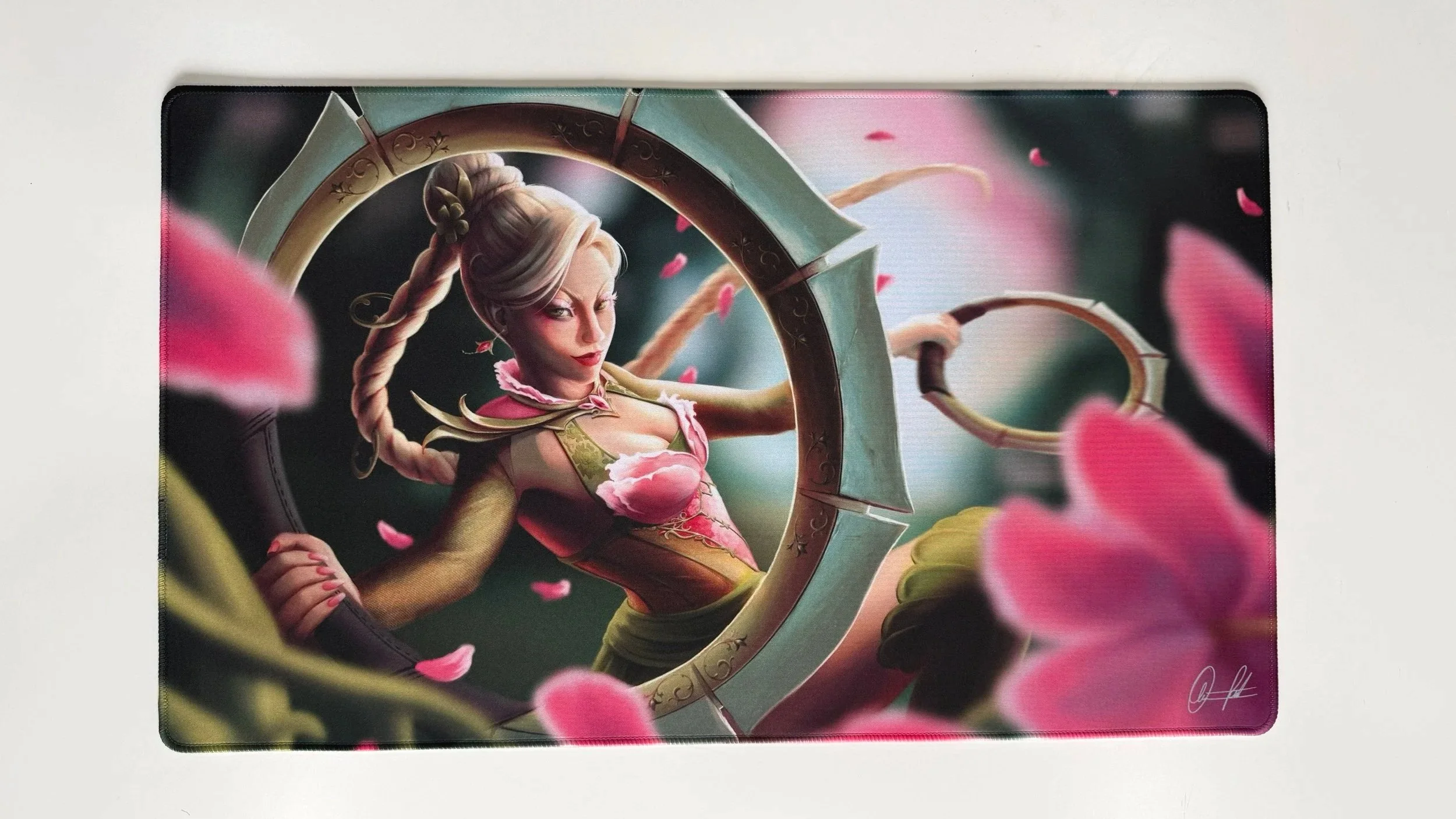 The Blade Dancer - 14in x 24in (Premium Stitched)