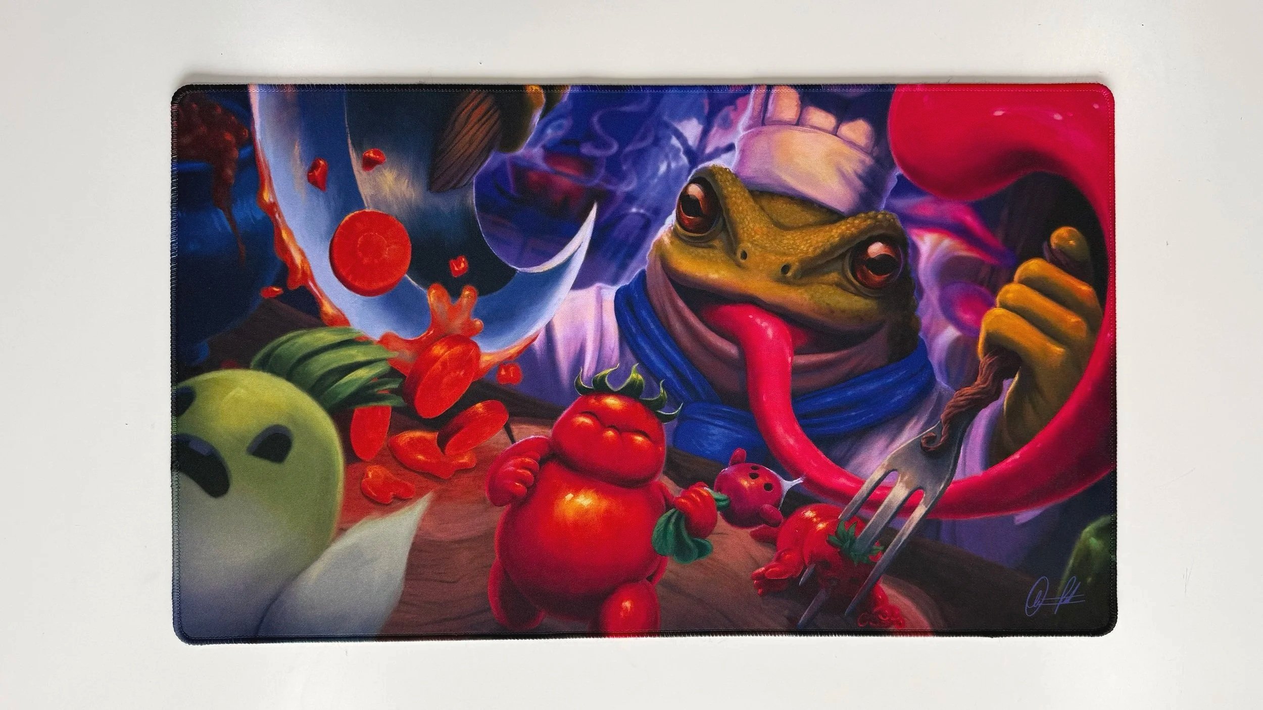 Eat Your Veggies Playmat - 14in x 24in (Premium Stitched)