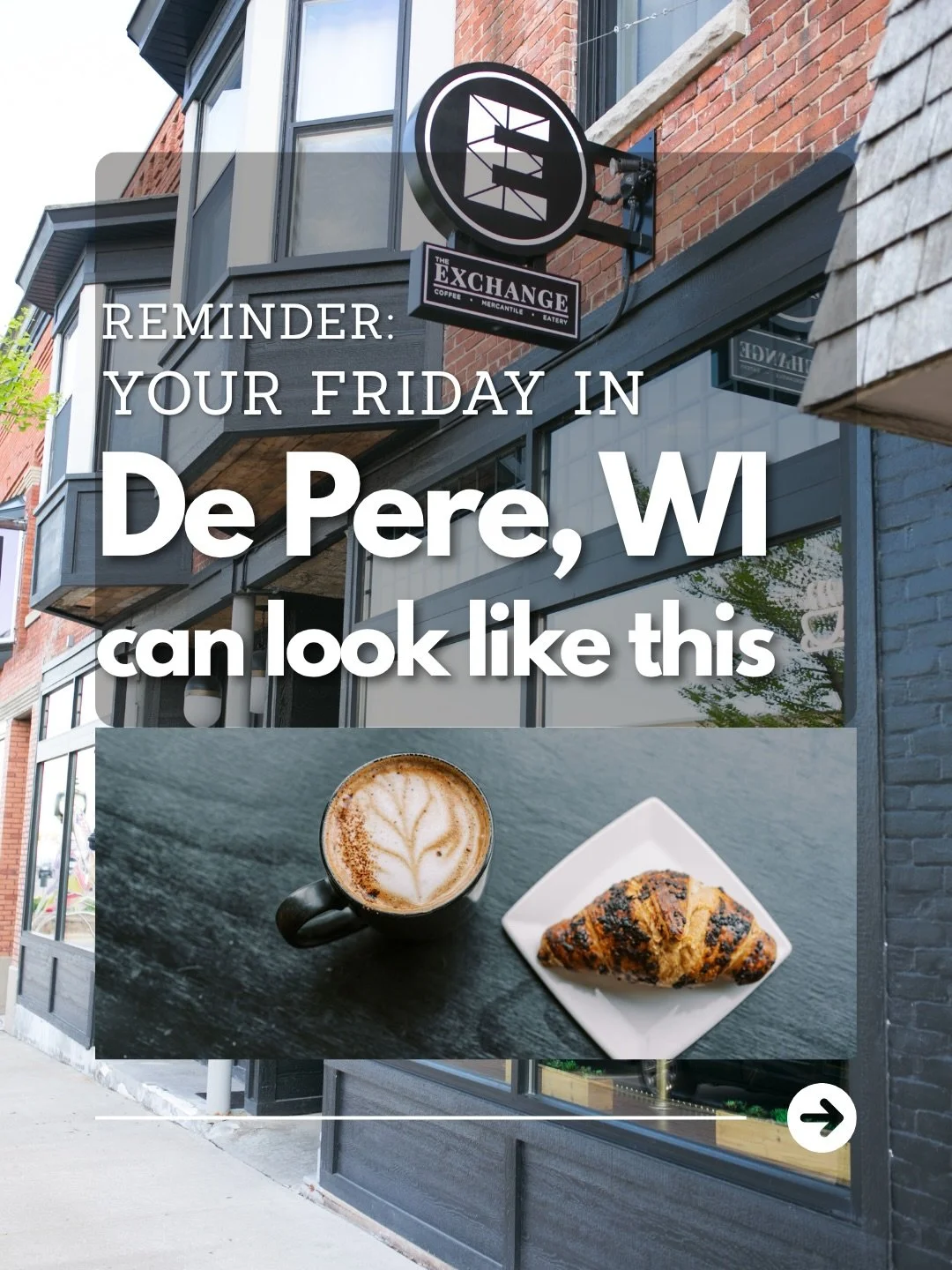 A Friday in De Pere, Wisconsin looks like a good plan to us! 

.
.
#theexchangecoffee #coffeeshop #espresso #morethancoffeeandwaffles #weloveyou920