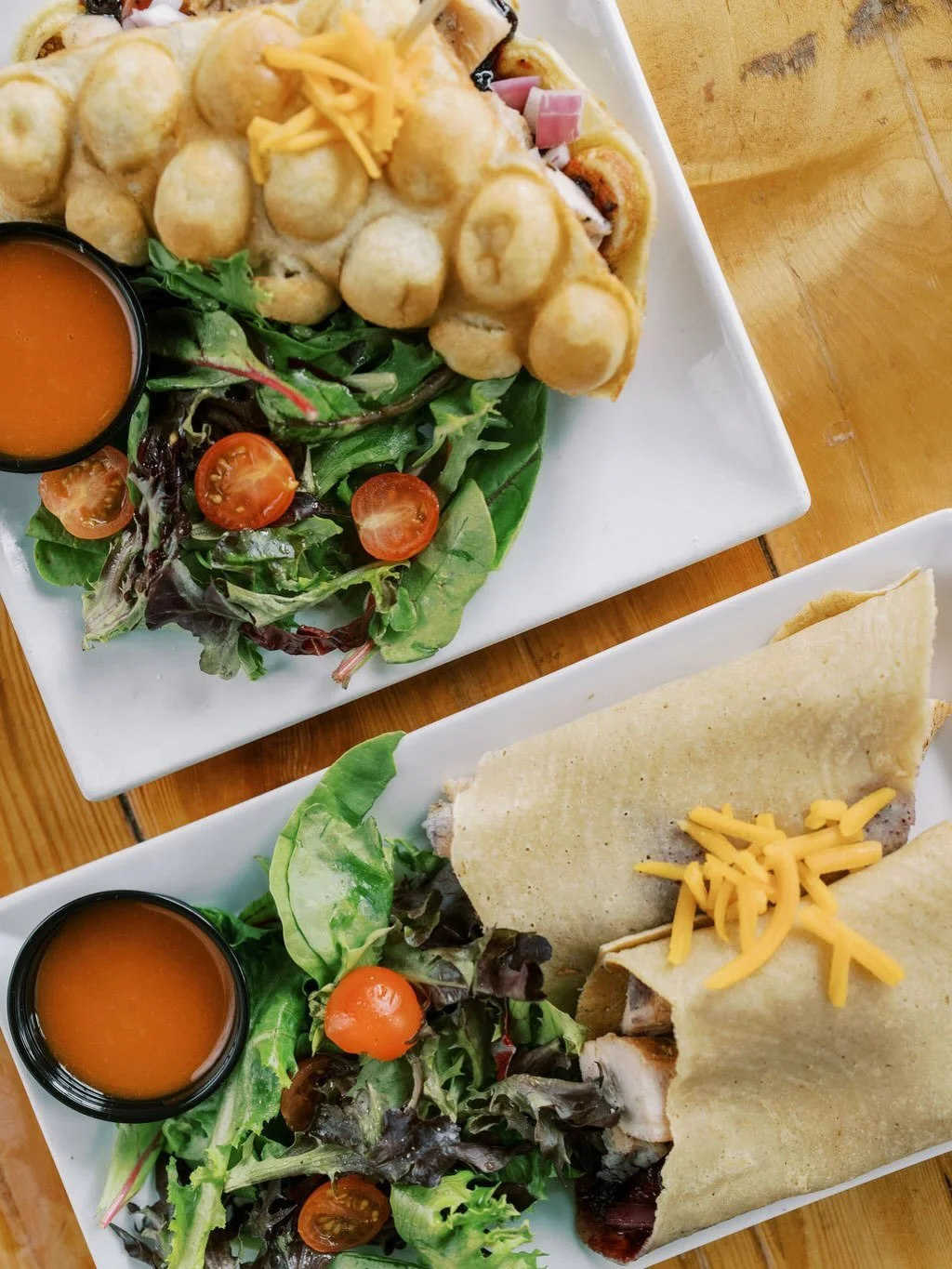 A hit so far this season: 

BLUEBERRY GOUDA CHICKEN MELT
Gouda cheese | grilled chicken | diced red
onion | blueberry jam | side of hot sauce

.
.
#theexchangecoffee #coffeeshop #espresso #morethancoffeeandwaffles #weloveyou920