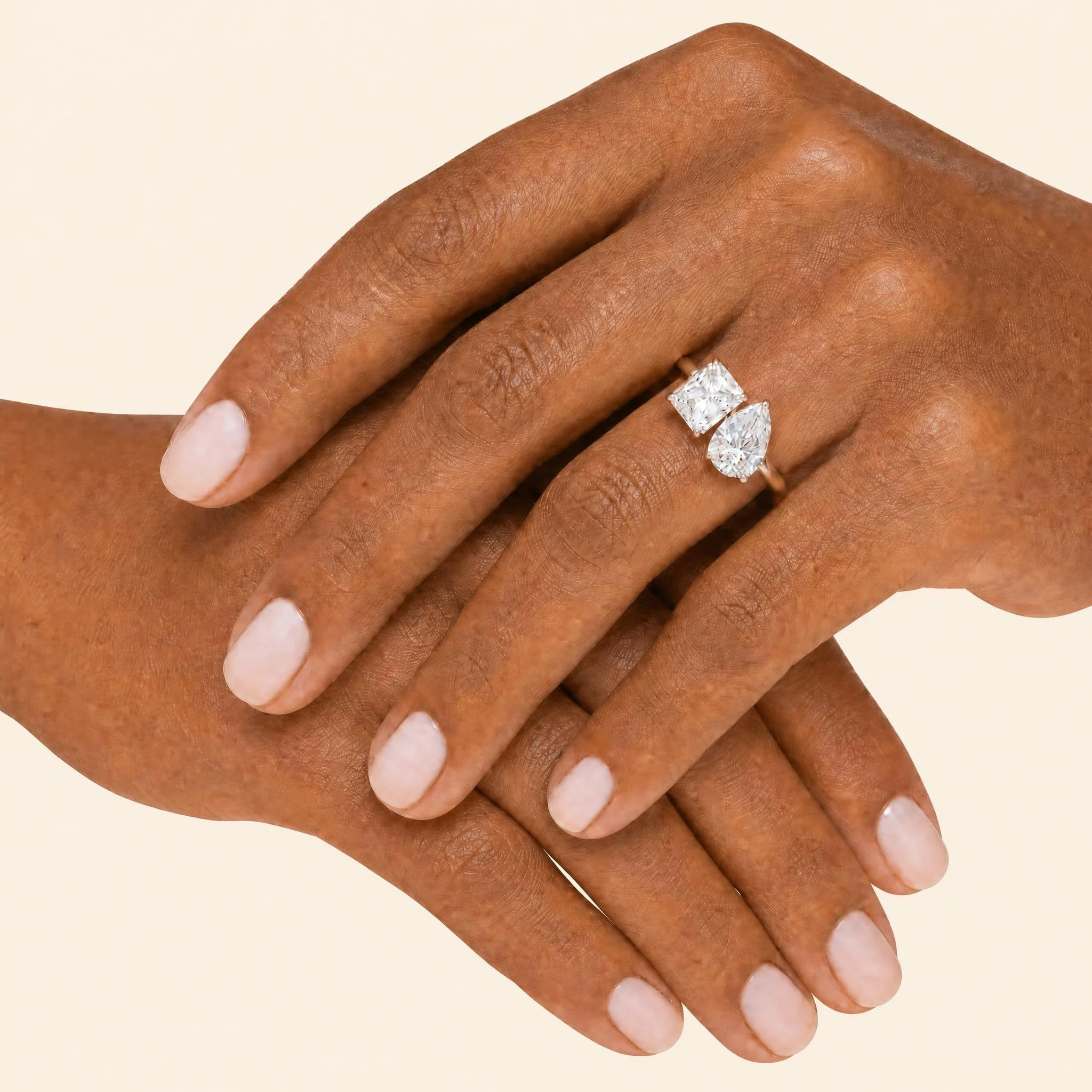 toi et moi diamond ring on model.jpeg