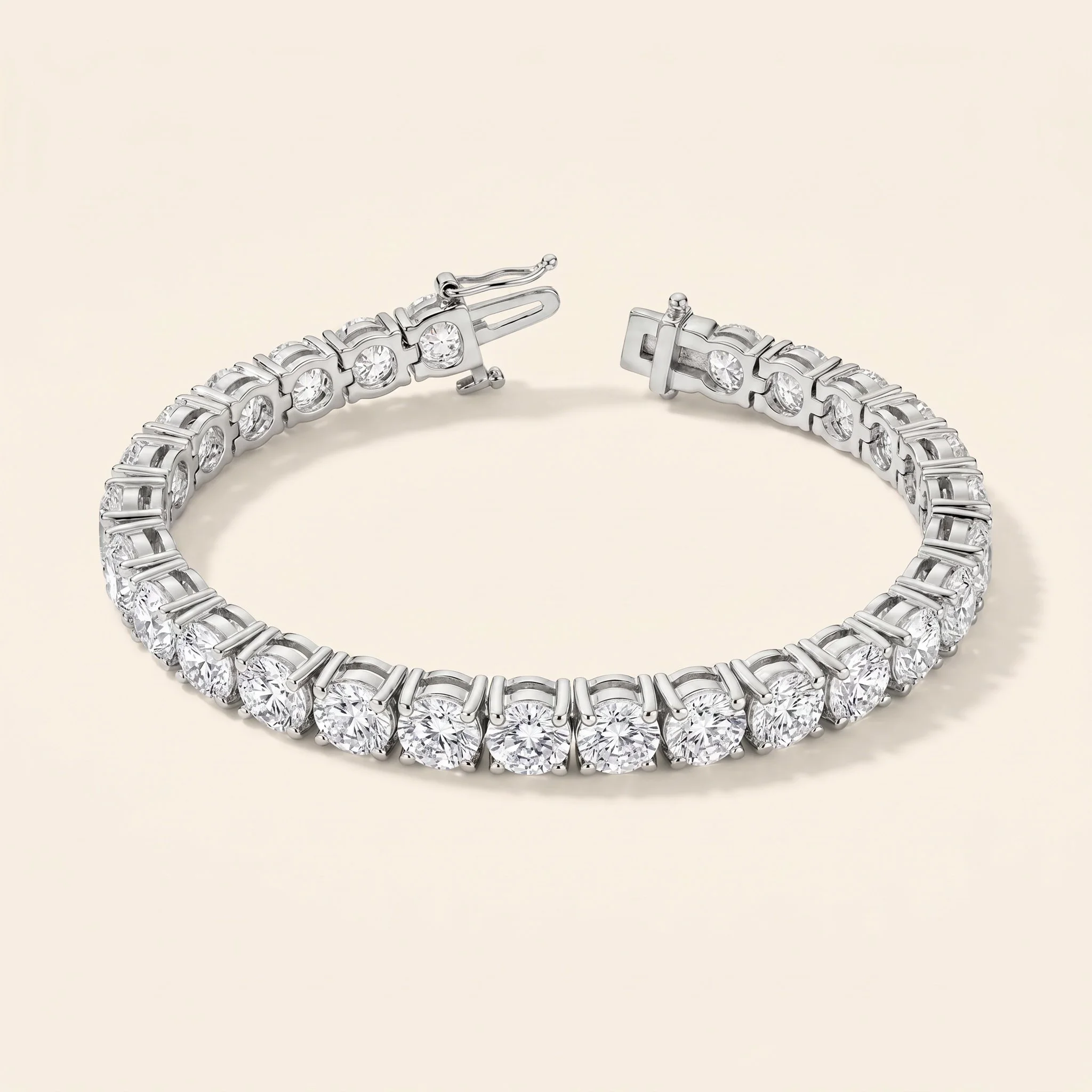 Round Brilliant Tennis Bracelet