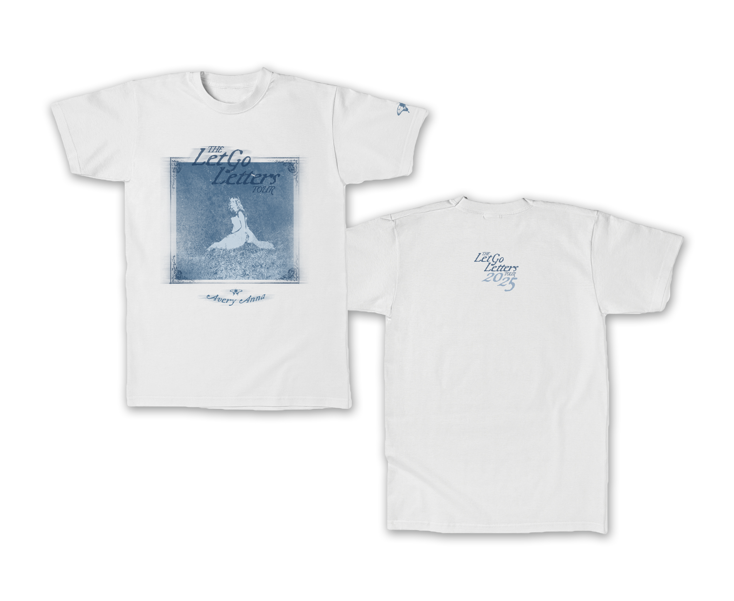 Avery Anna let go letters Tour Merch
art + art direction + design
