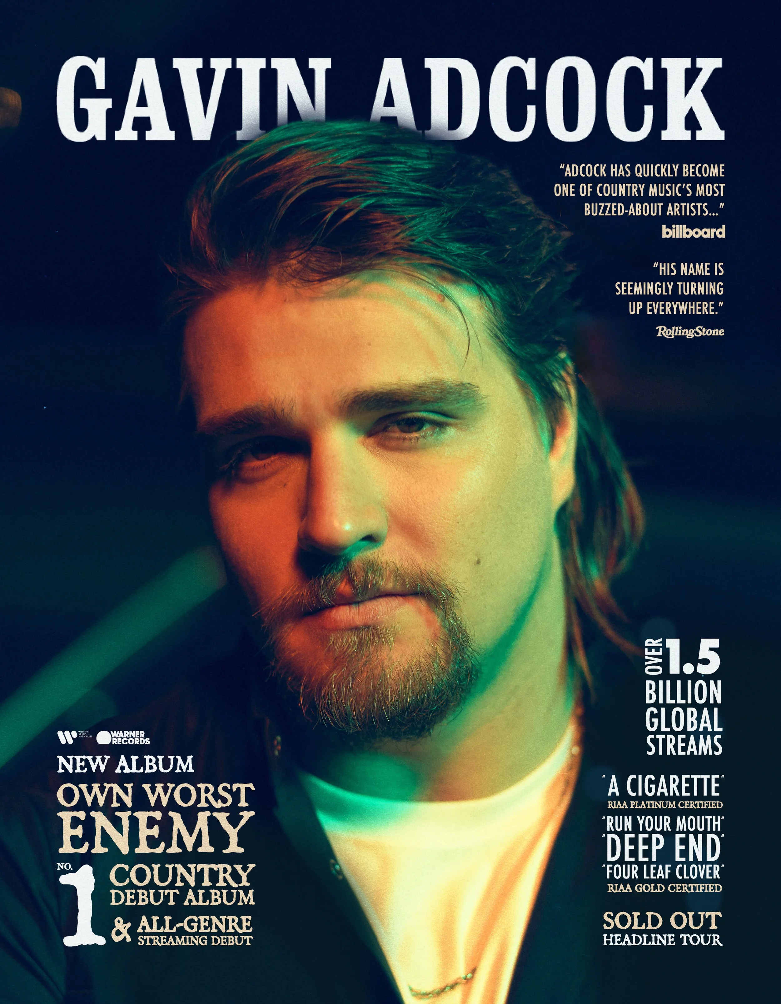 Gavin Adcock Print Ad
