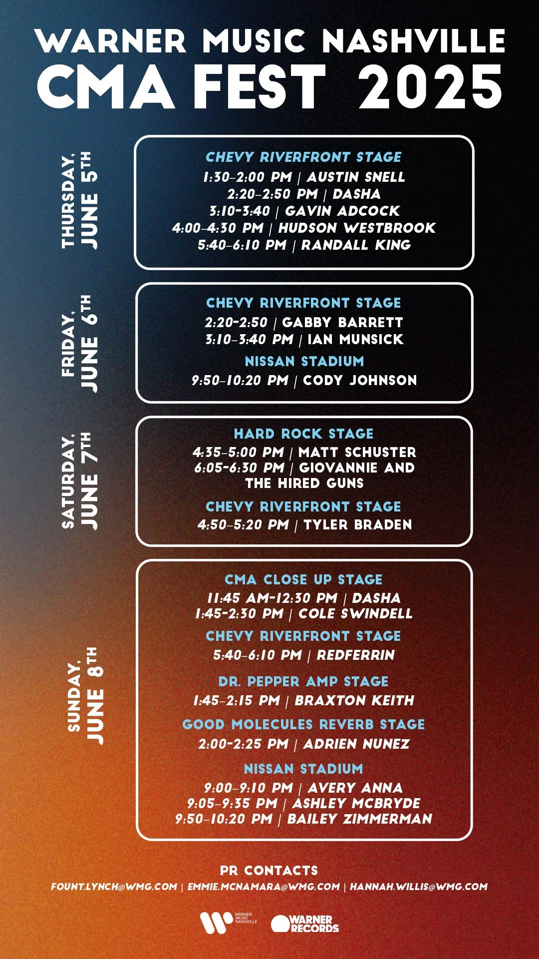 CMA Fest Graphic