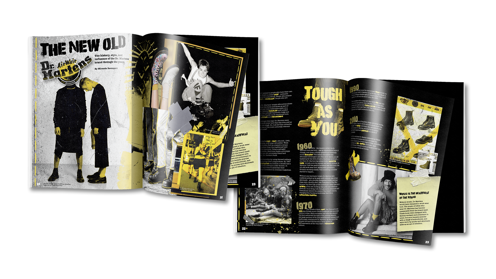 Dr. Martens Spread Layout