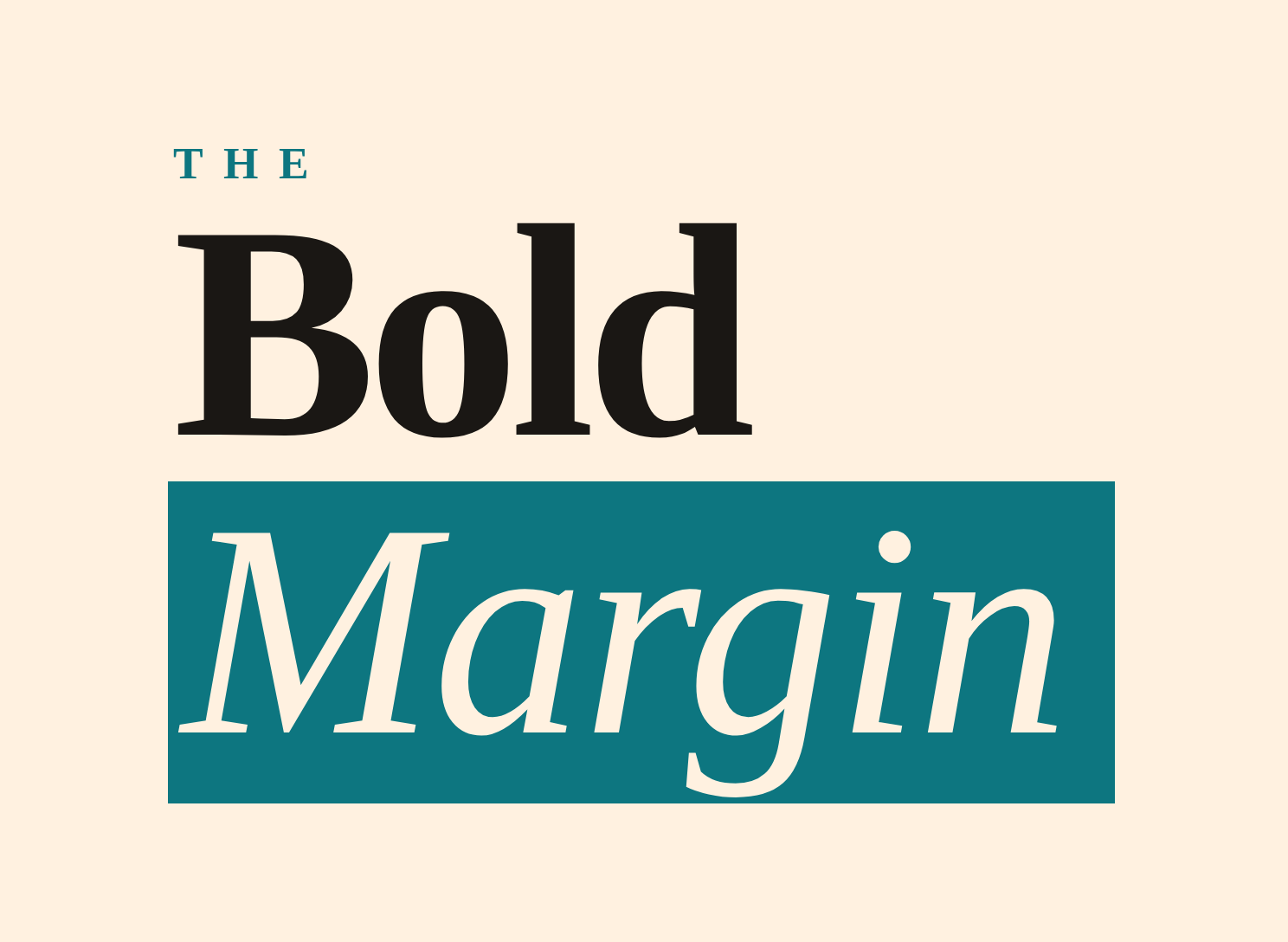 The Bold Margin
