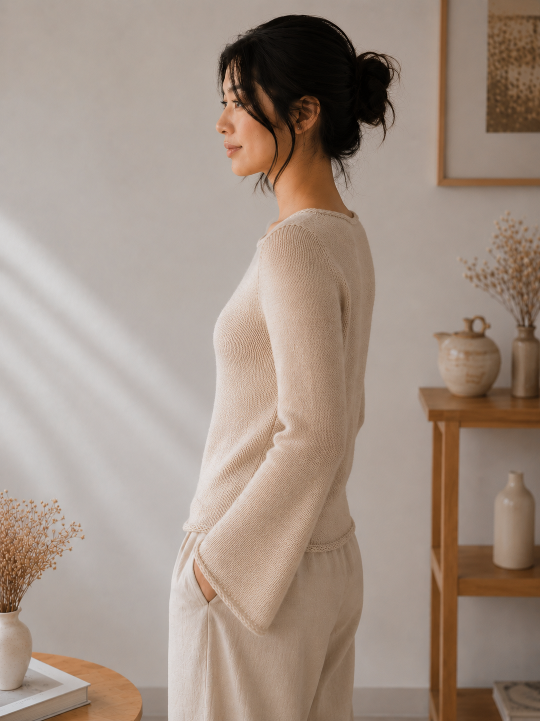 bell sleeves mohair knit top raglan pattern.png
