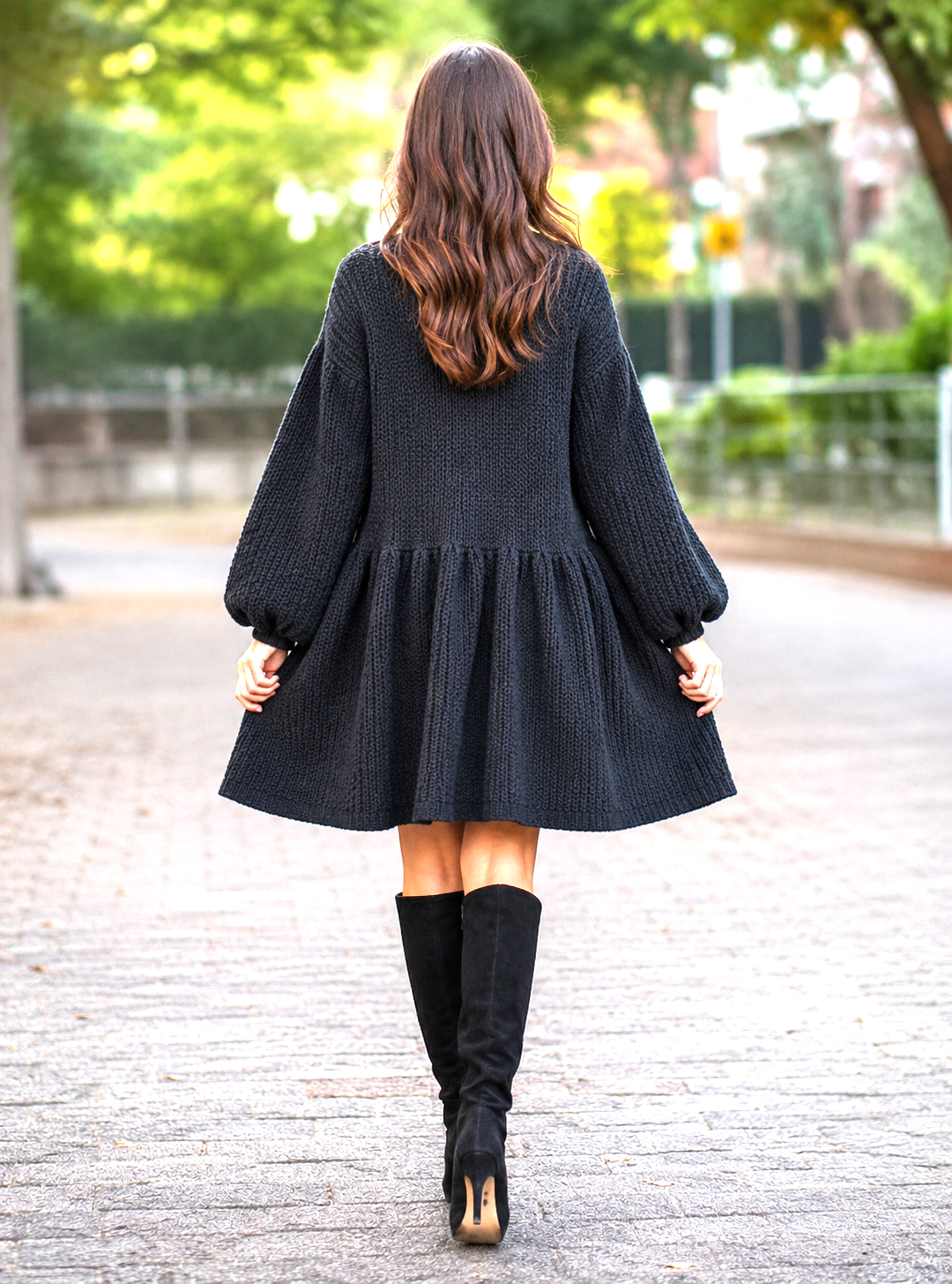 little balck crochet dress baby doll.png