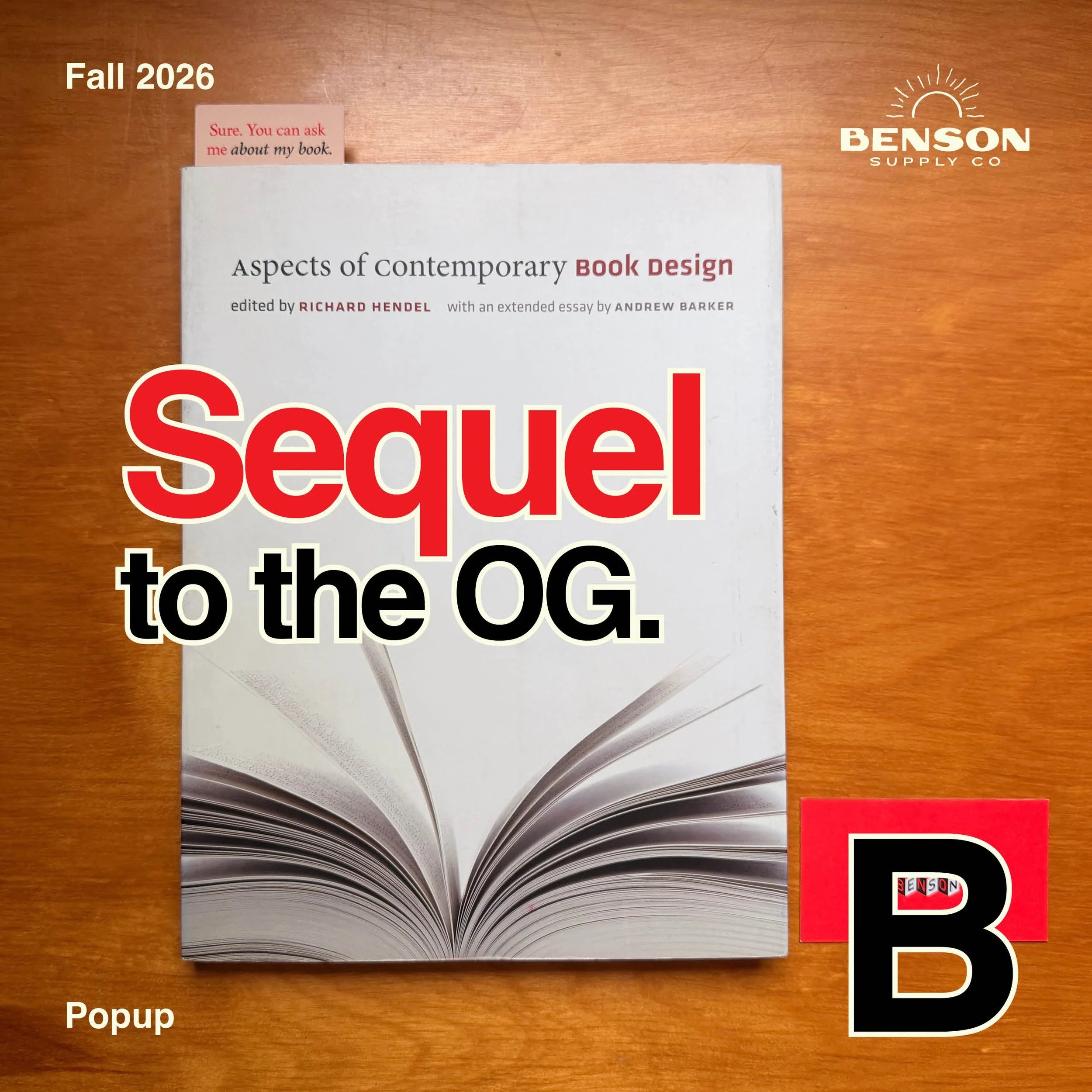 Aspects of Contemporary Book Design by Richard Hendel