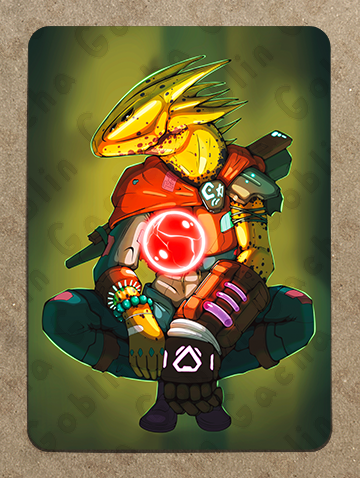Yellow Spike Alien