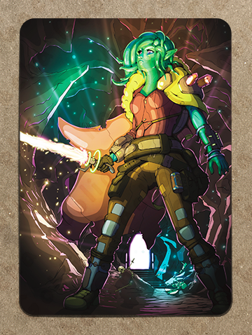 Green Alien Woman
