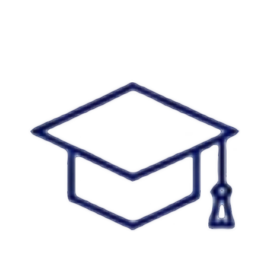 Icon of a graduation cap with a tassel.