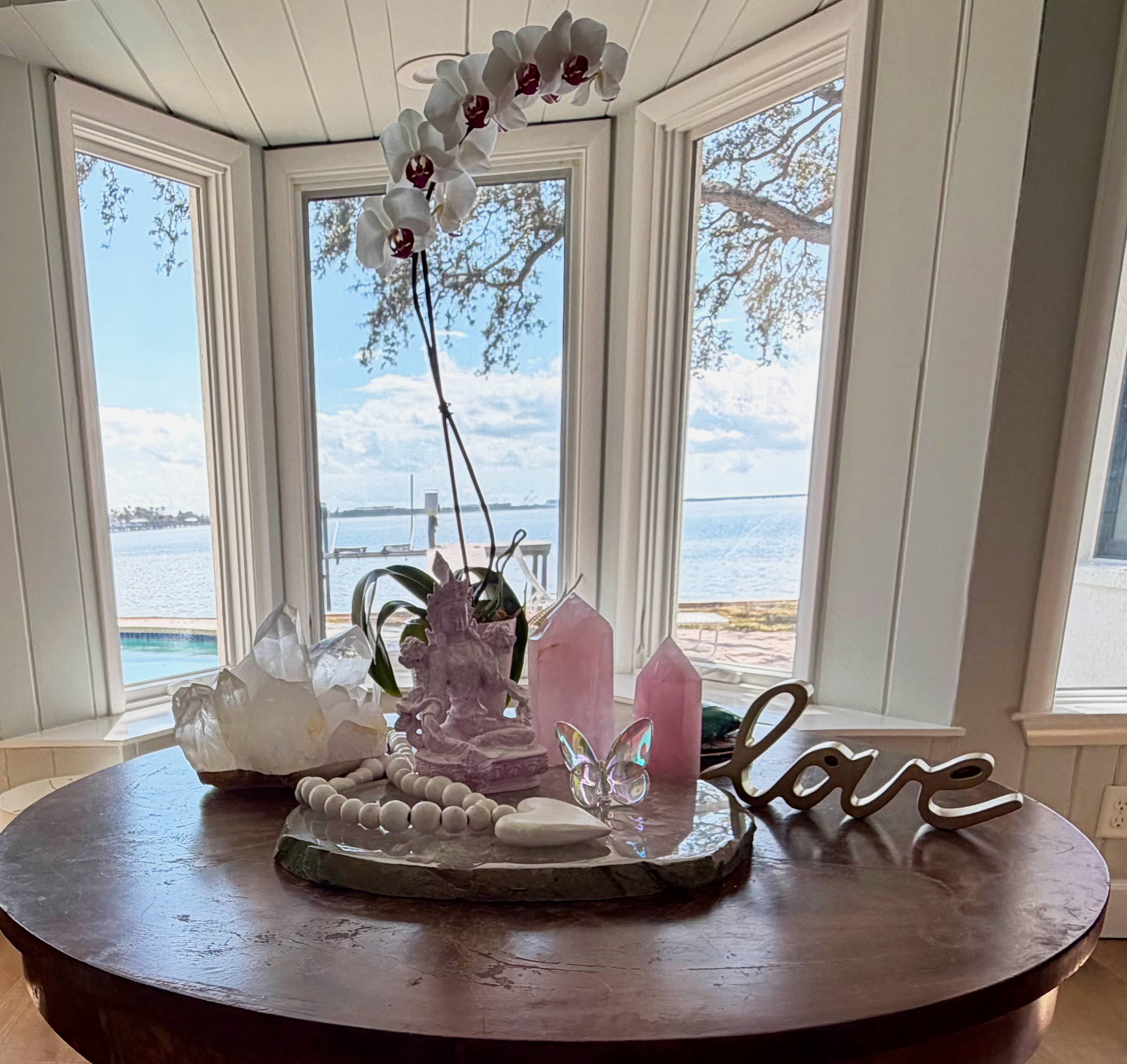 We thoughtfully place curated natural elements throughout the home, creating subtle yet meaningful shifts in how each space feels and functions.