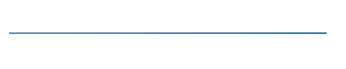 A blue strip with white background