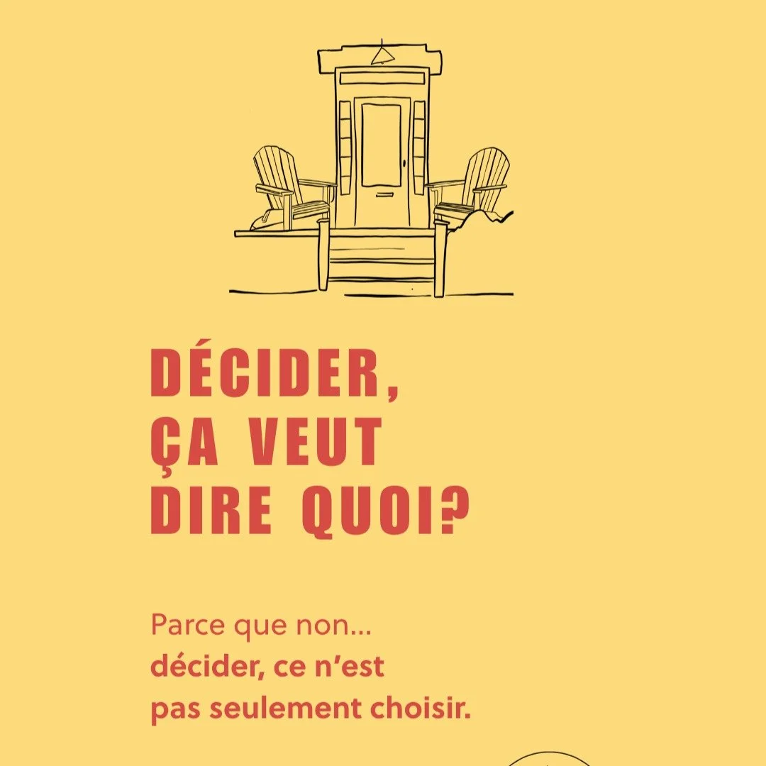 Pendant longtemps, on m&rsquo;a parl&eacute; de d&eacute;cision comme si d&eacute;cider consistait surtout &agrave; faire le bon choix. 

Comparer.
Analyser.
Peser les options.
R&eacute;duire les risques.

Et oui, tout &ccedil;a compte. Mais dans le 