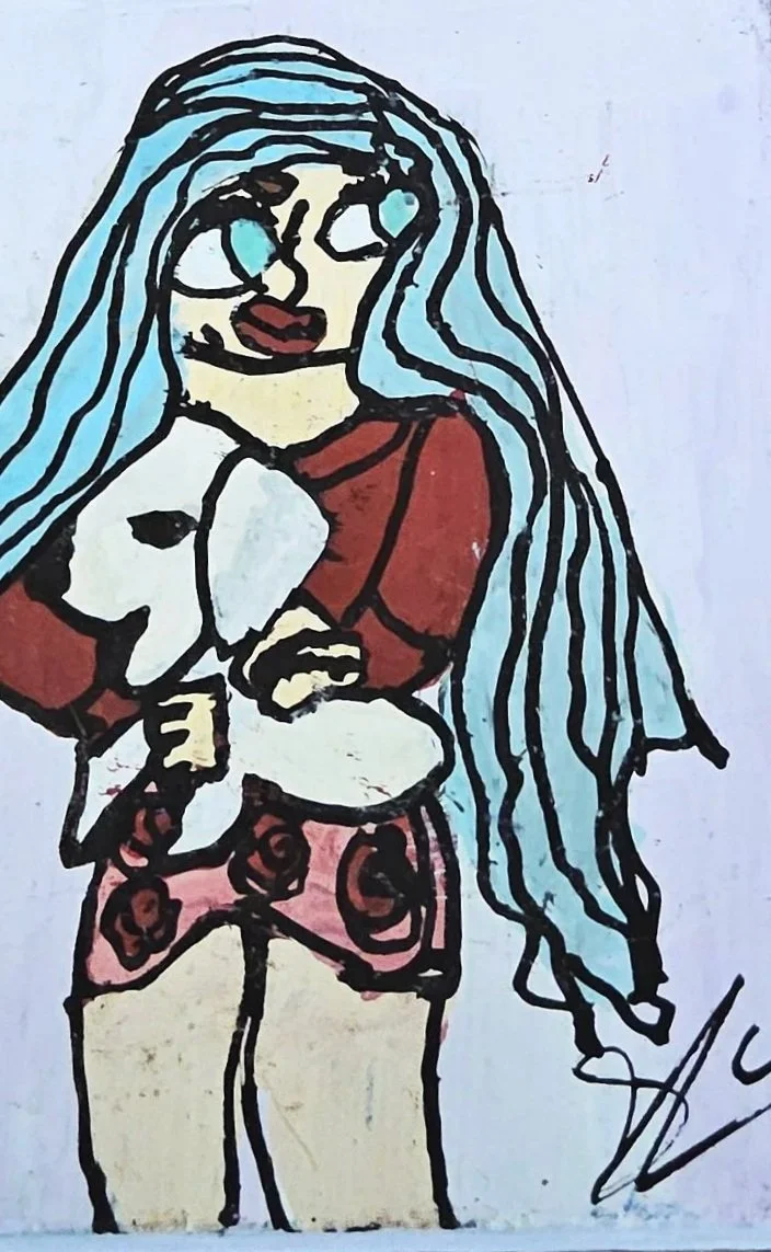 Skylar K. Thalia w/Bloom. Artomat w/acrylic. 5×5. Access Gallery