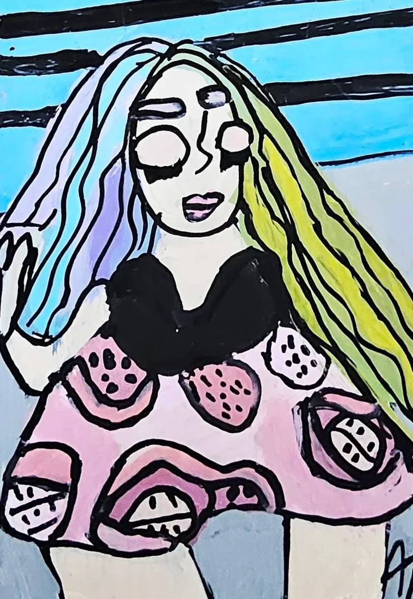 Skylar K. Estrella. Artomat w/acrylic. 5×5. Access Gallery