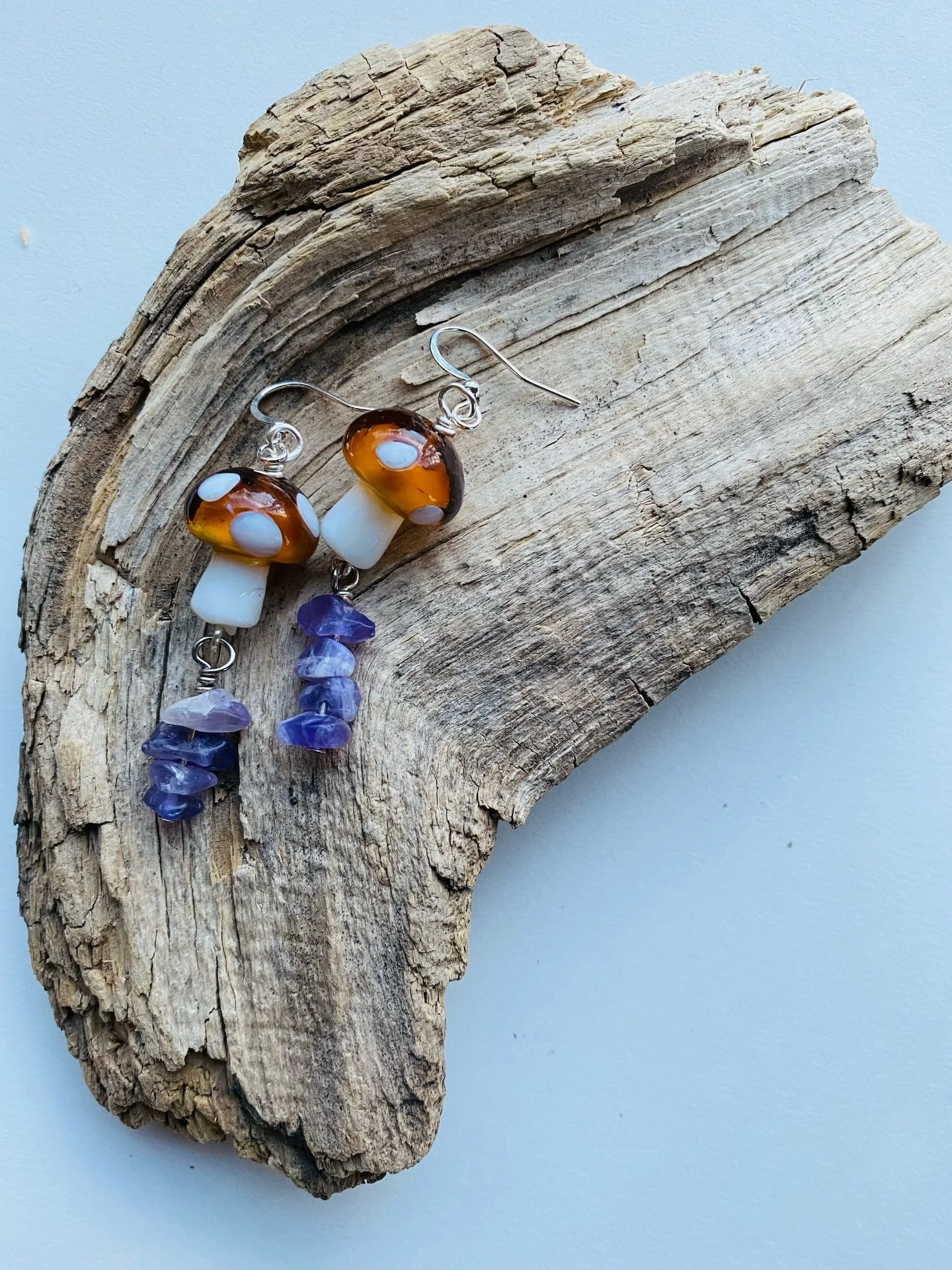 A little ode to mushroom season 🍄
 
Hoping for a plentiful summer&hellip;
 
consider this manifestation. 🤞🏻
 
#mushroomearrings #handmadejewelry #coloradohandmade