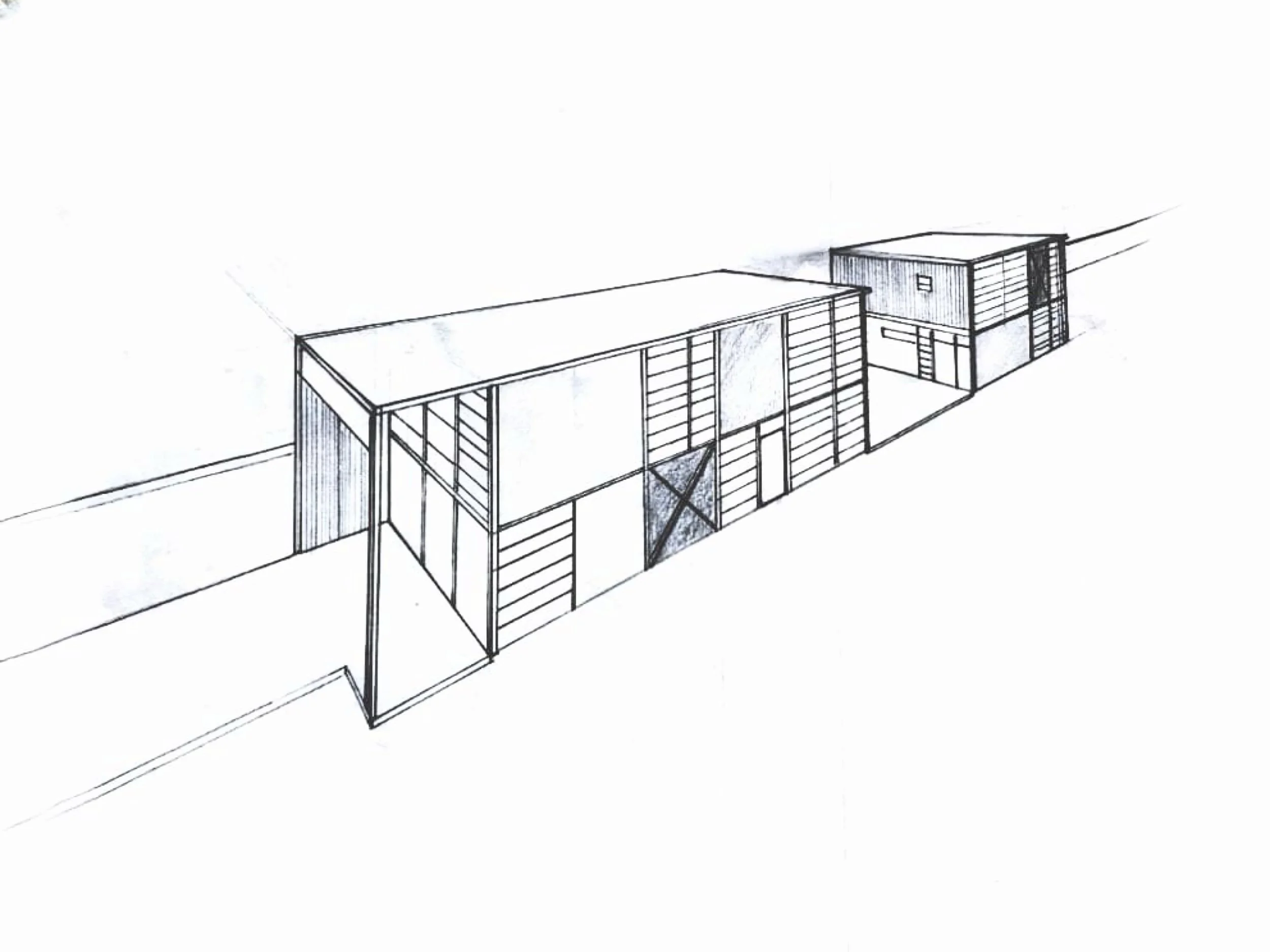 Eames House Perspective 