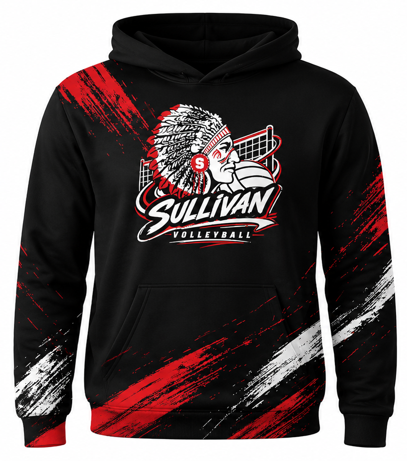 Sullivan Volleyball Sublimated Hoodie
