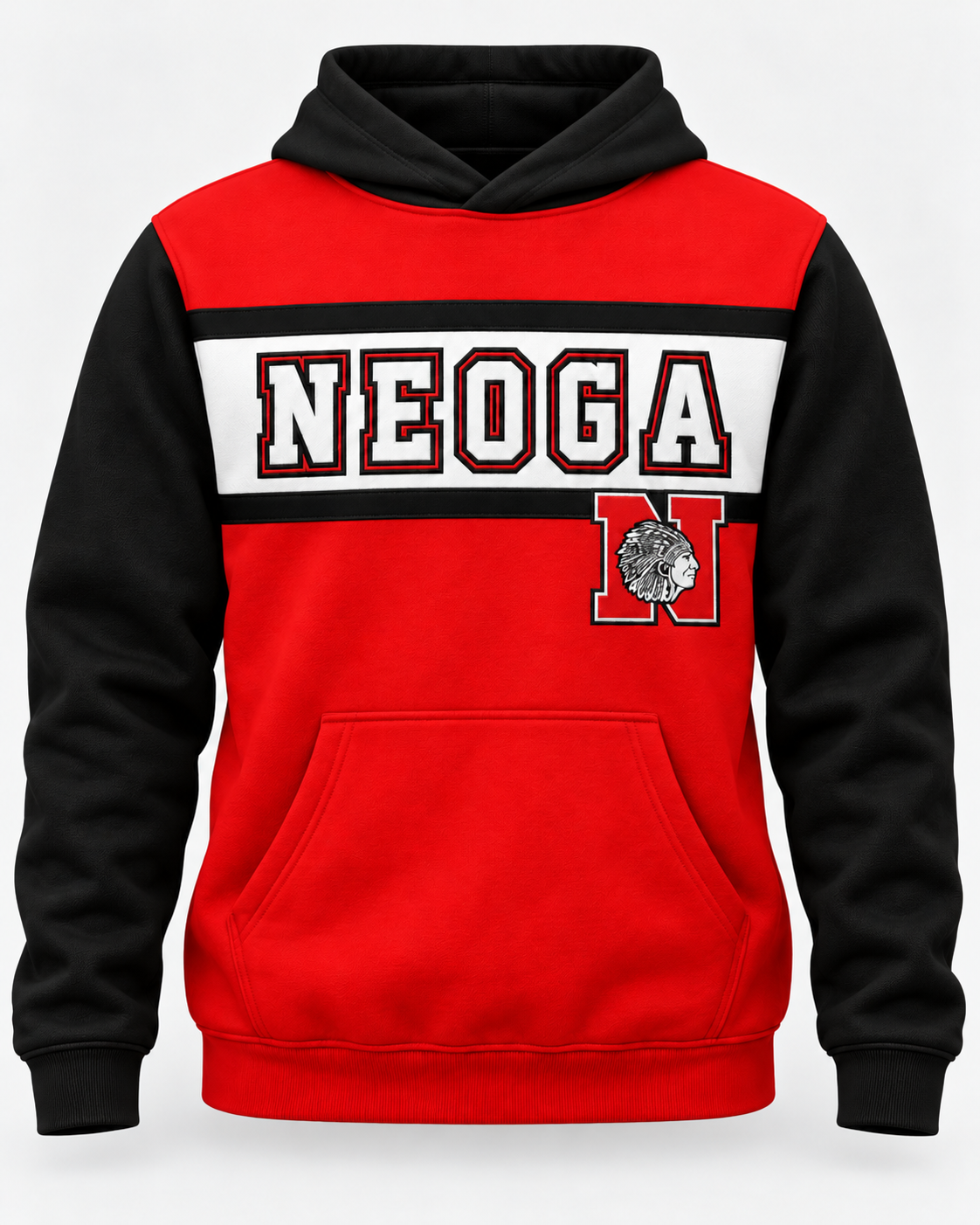 Neoga Red With Black Sleeves