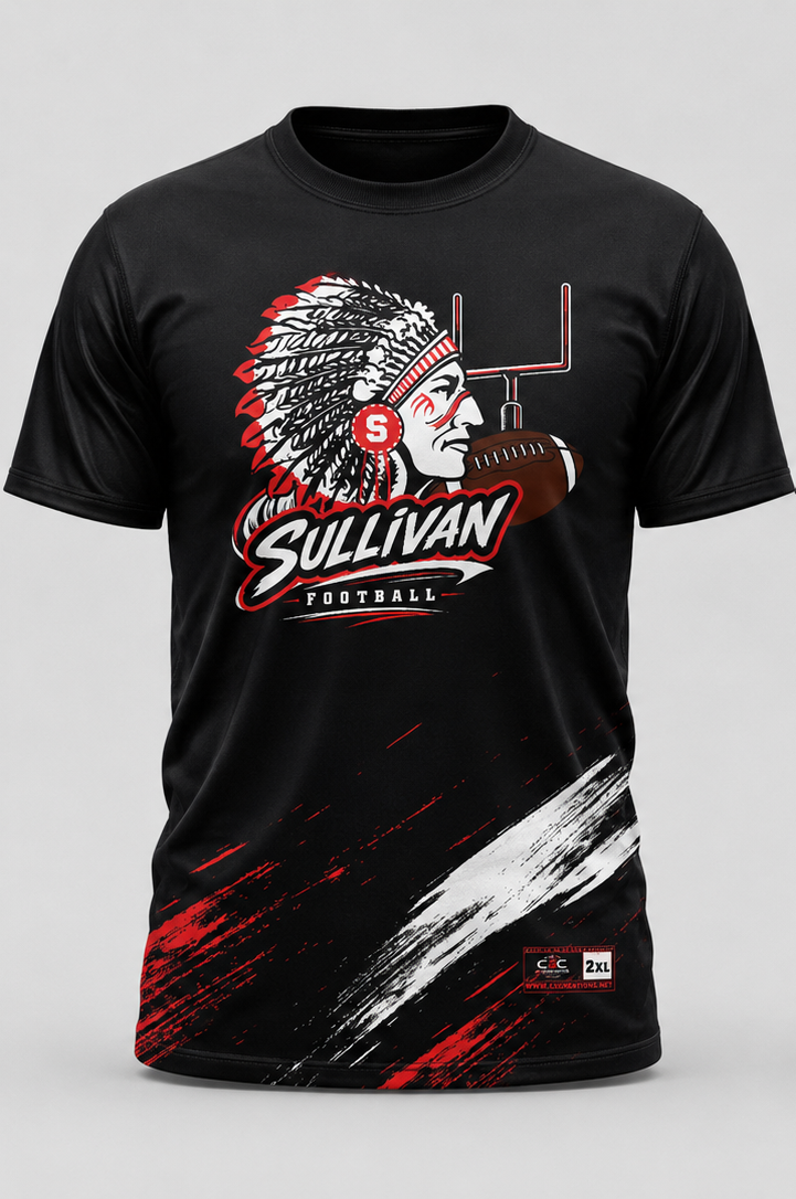 Sullivan Redskins football Jersey Slight Tear