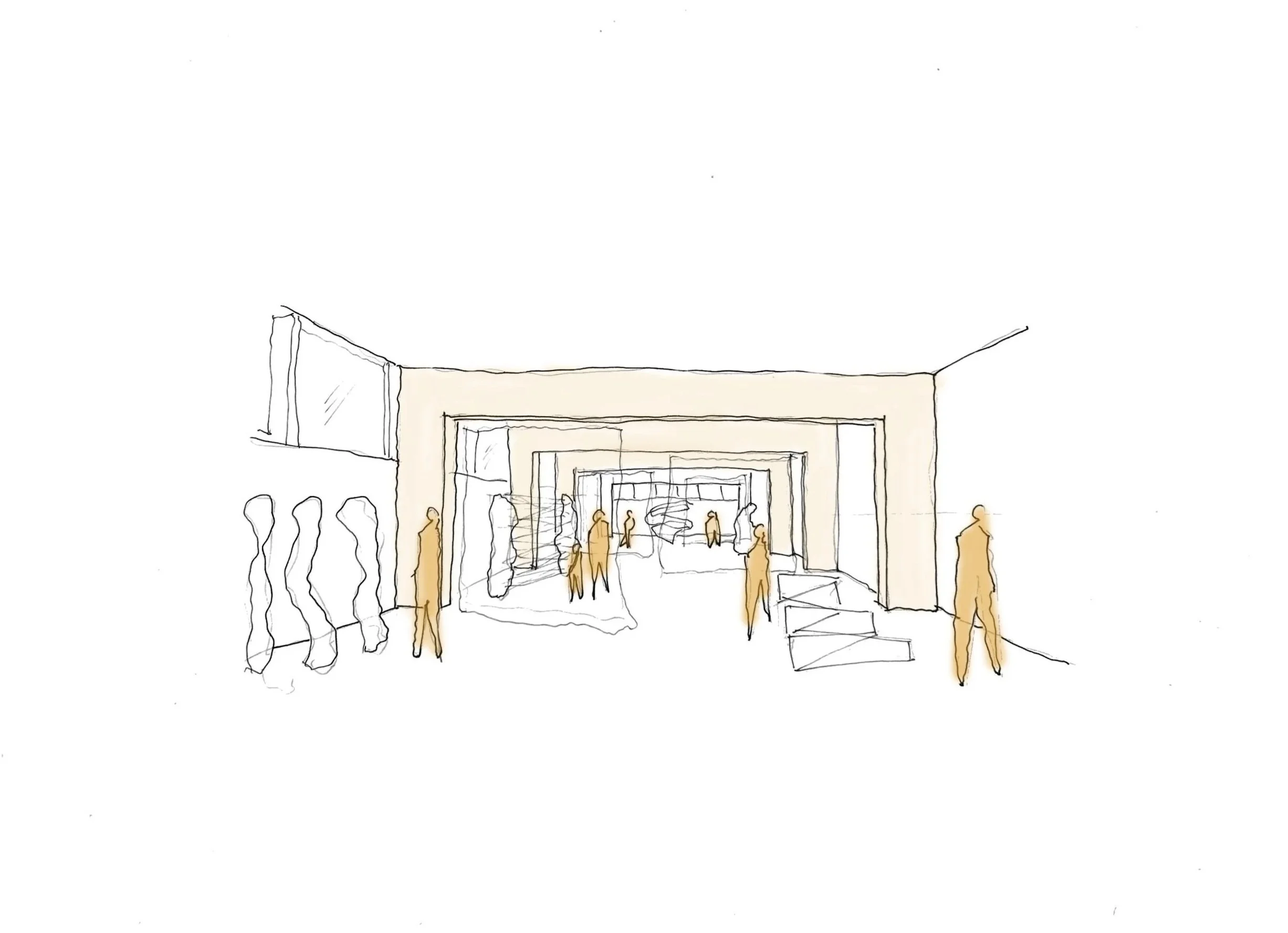 internal view sketch