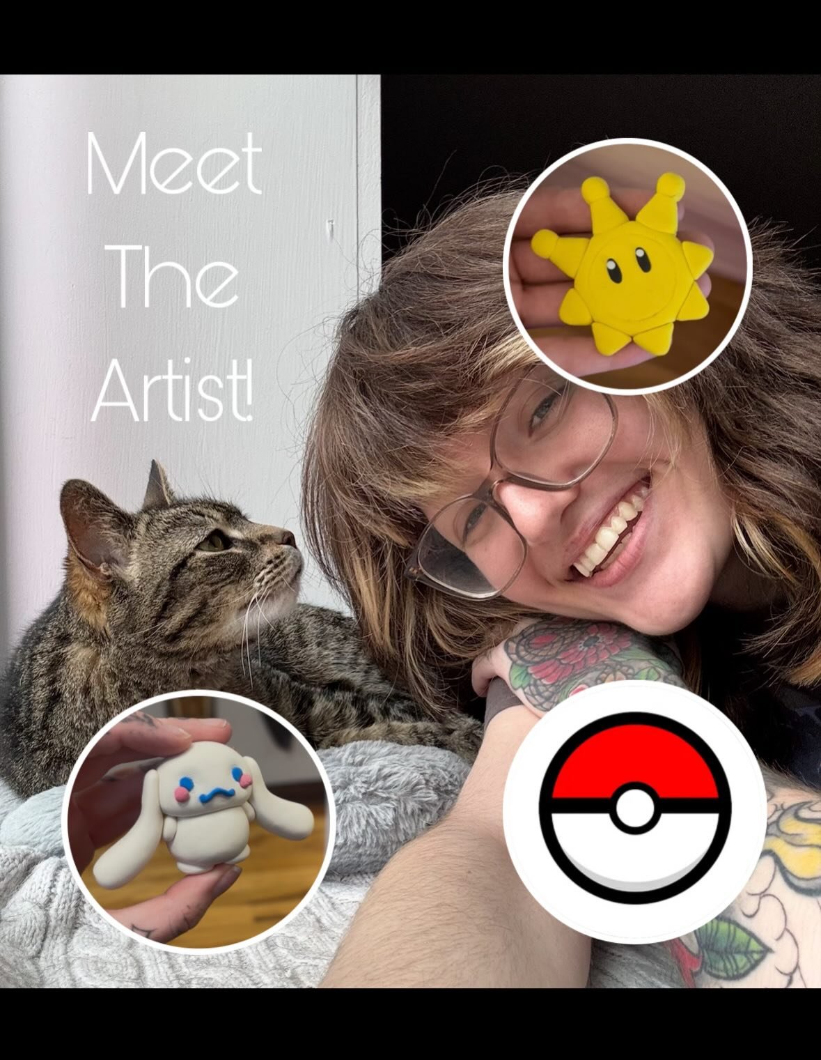 🩷hi everyone!! im mak!🩷

i am a 23 year old tattoo artist from NJ who also loves to make custom (NON AI) Pok&eacute;mon cards, and clay figurines! ive been asked for custom artwork before, and figured from now on this will be the best way to commis