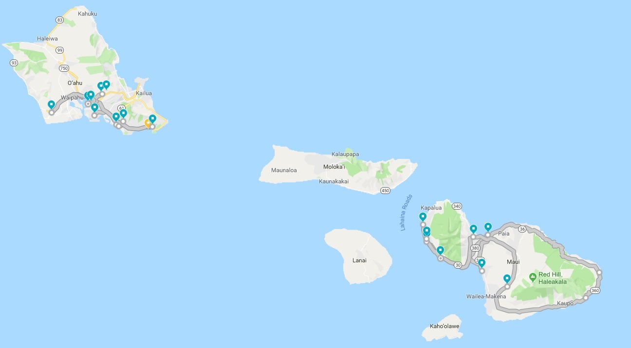 Hawaii- Oahu and Maui.jpg