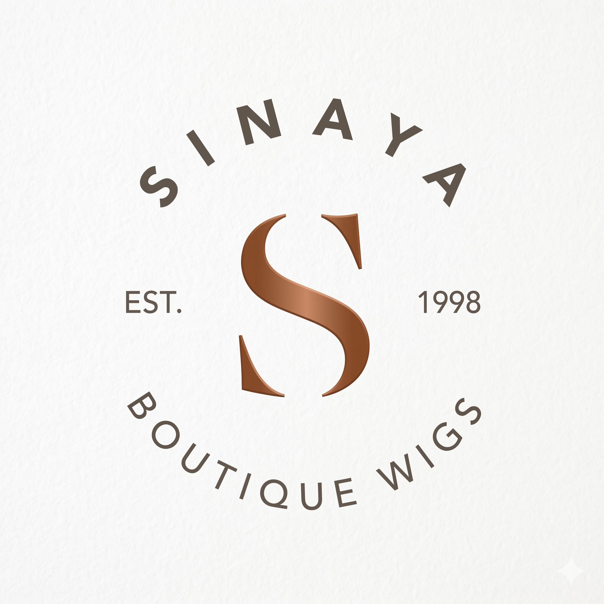 Close-up of a white textured surface with a circular logo that reads 'SNAKY' and 'EST. 1998' in black text.