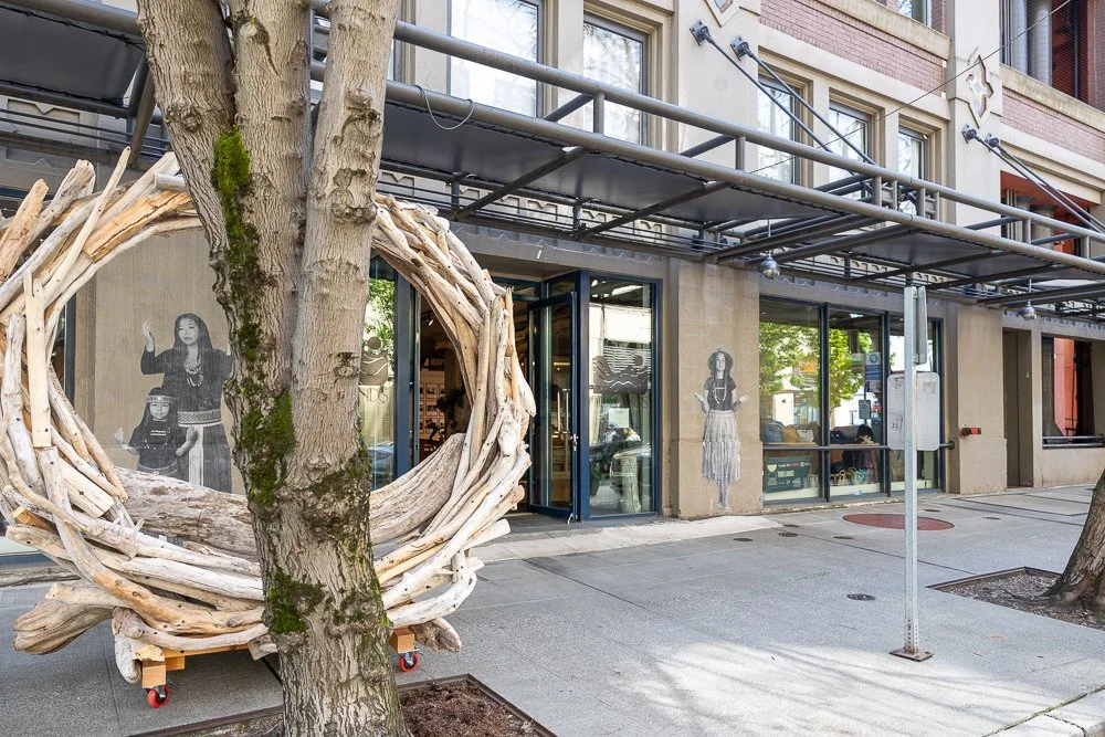 The exterior of Tidelands Art Gallery