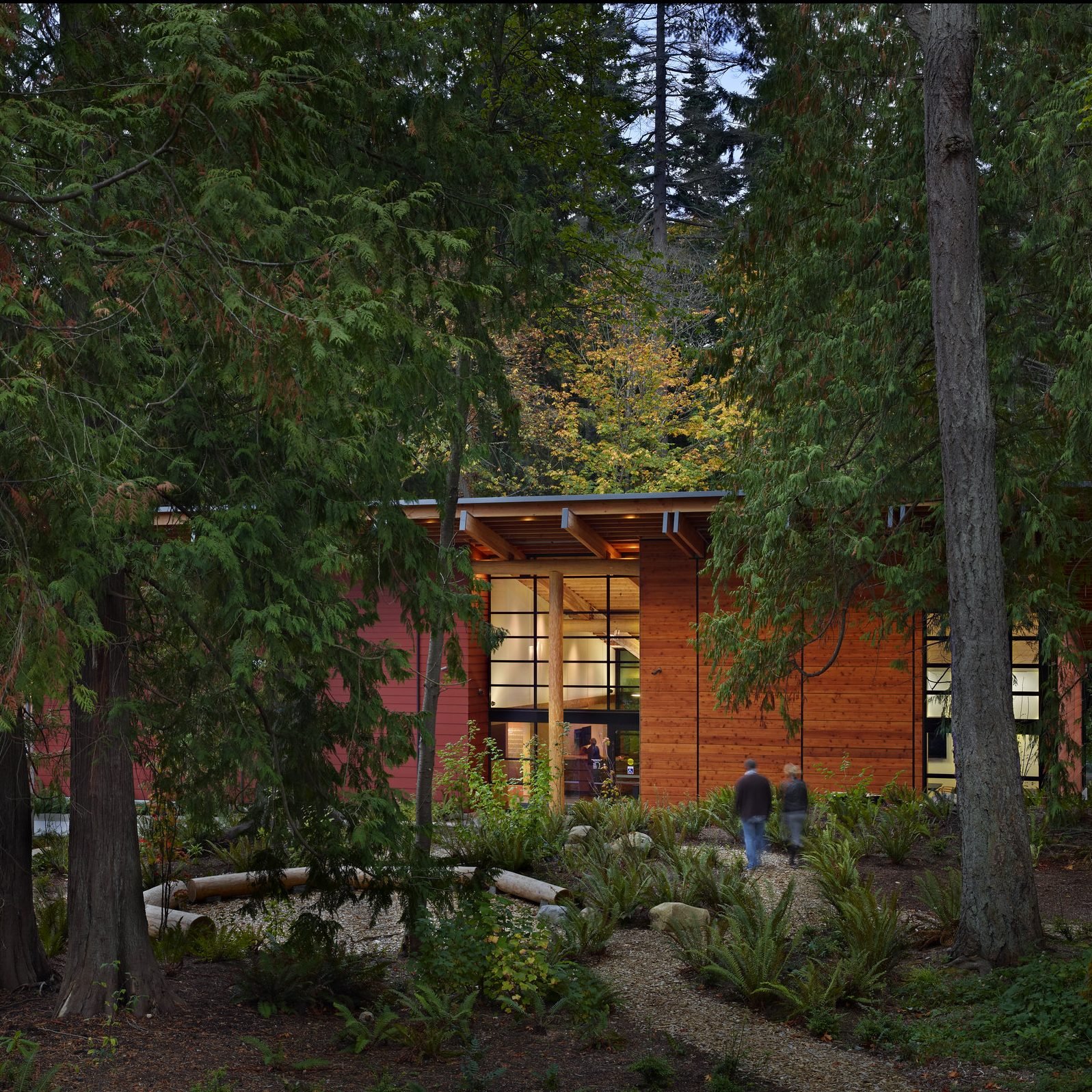 The exterior of Suquamish Museum