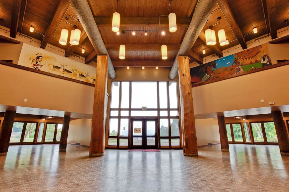 The interior of the Daybreak Star Indian Cultural Center