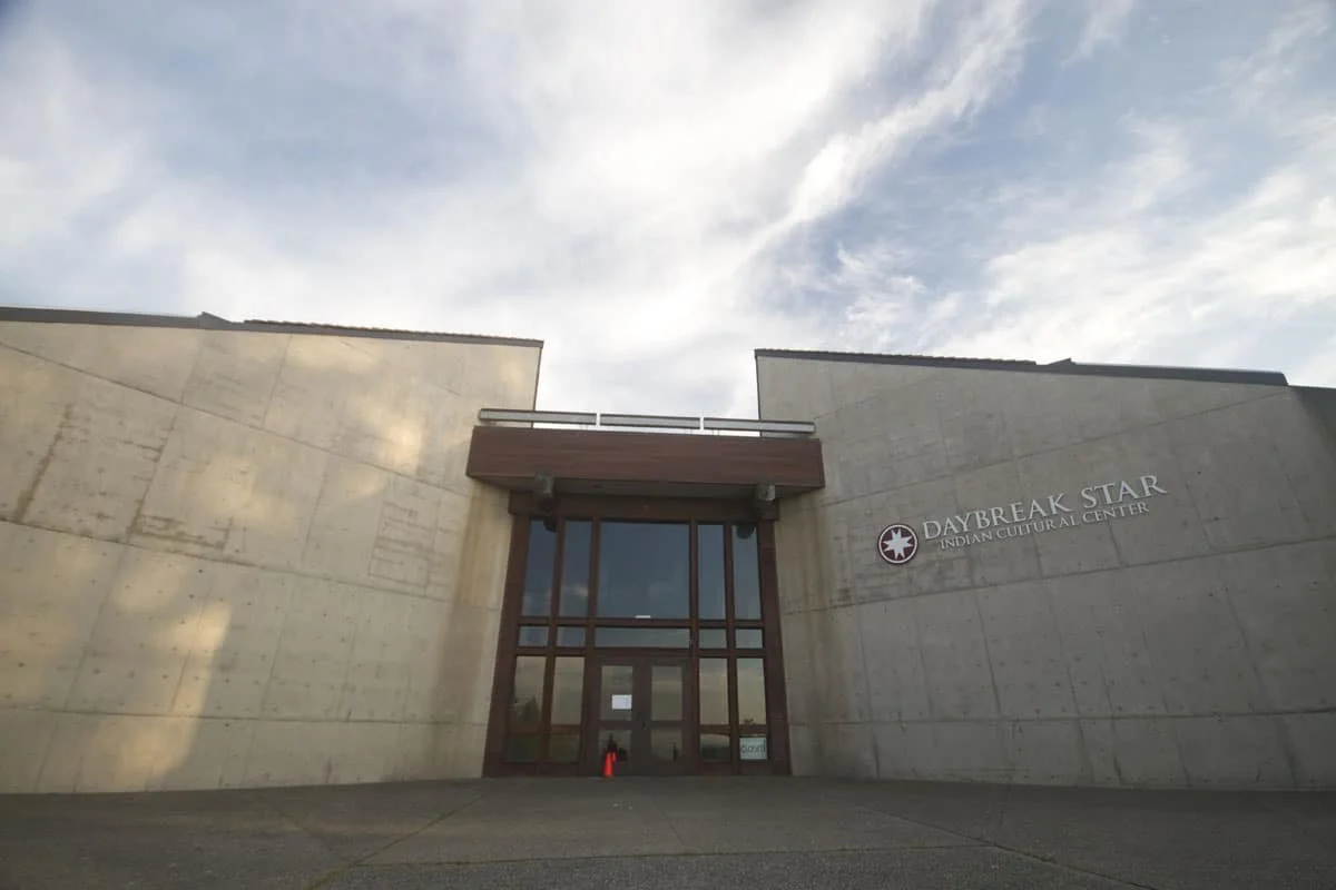 The exterior of Daybreak Star Indian Cultural Center
