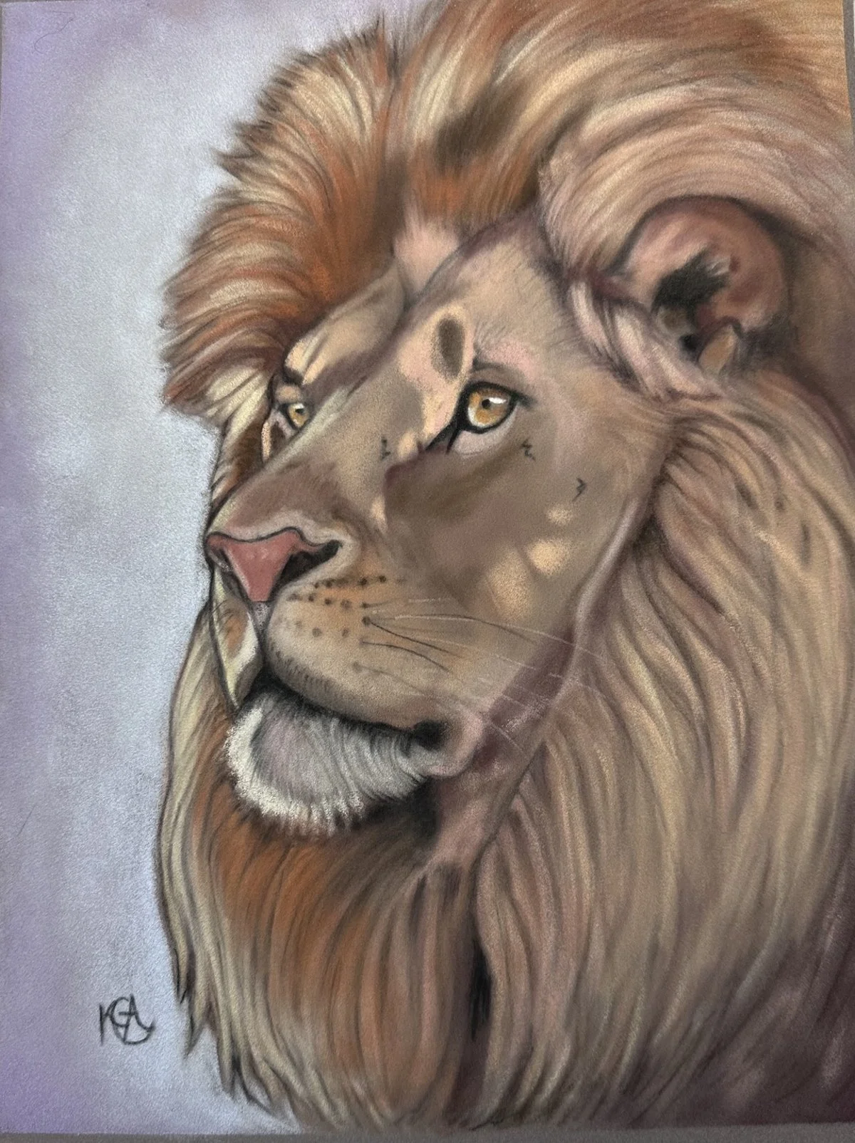 LION painted for my family of Leo’s 🦁🦁🦁