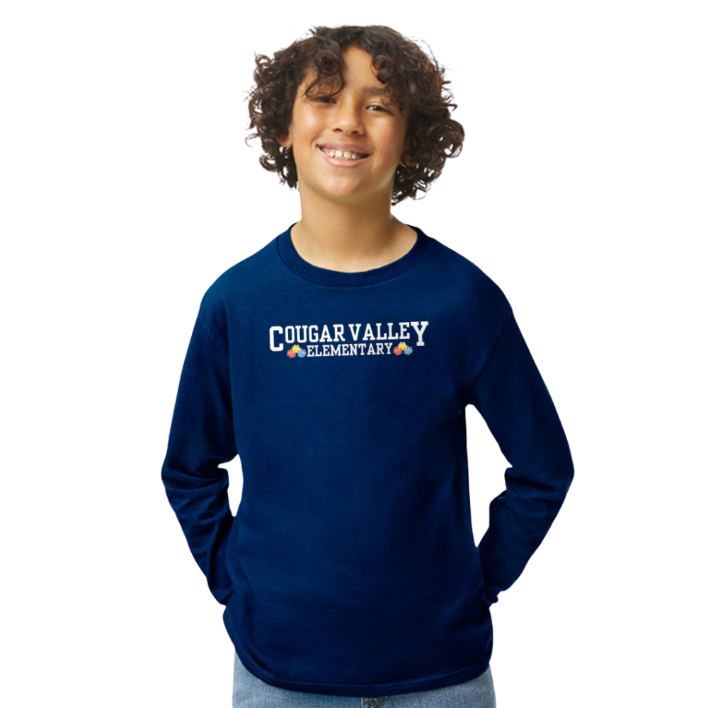 Youth Cougar Valley Elementary Long Sleeve Shirt