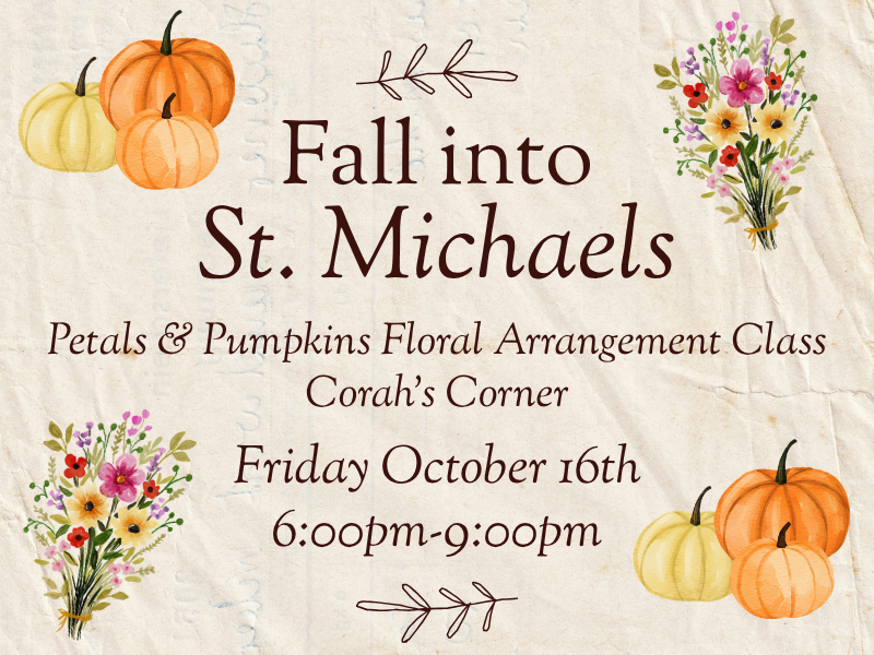 Petals &amp; Pumpkins Floral Arrangement Class