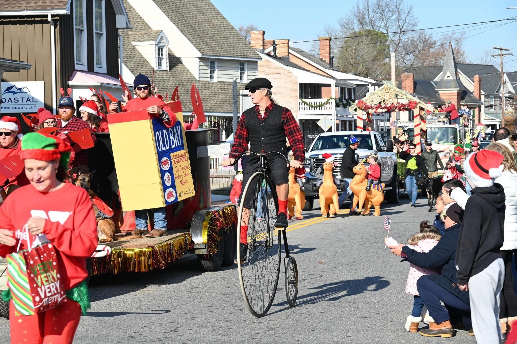 Our annual St. Michael's Christmas Parade! All local businesses participate in this event with floats, decorations and tons of Christmas spirit!