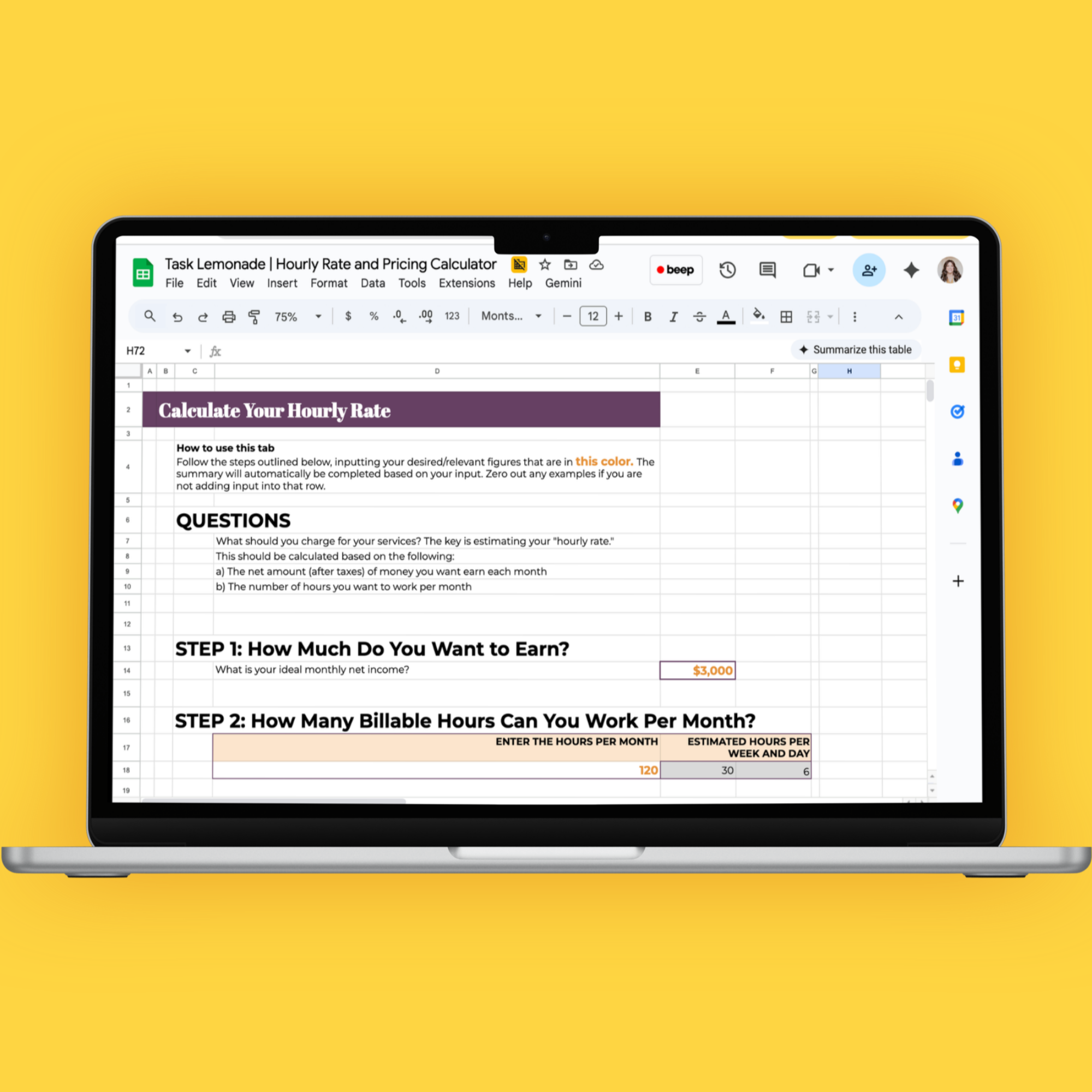 Hourly Rate & Pricing Calculator