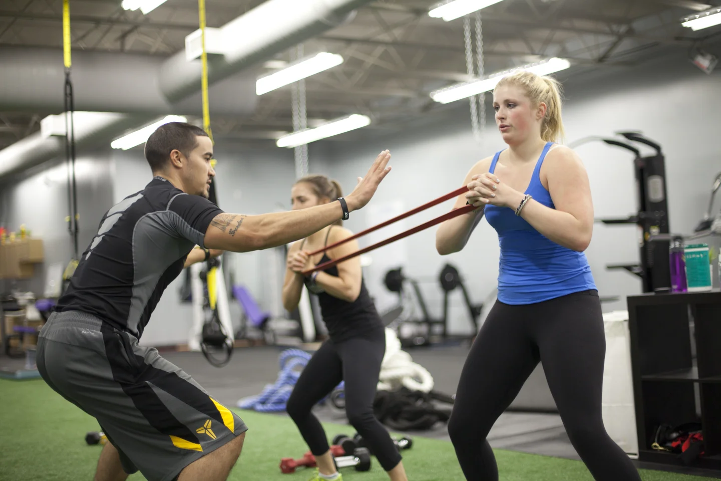  We offer both  private  and  semi-private  training, so you can train with your friend/family/coworker! 
