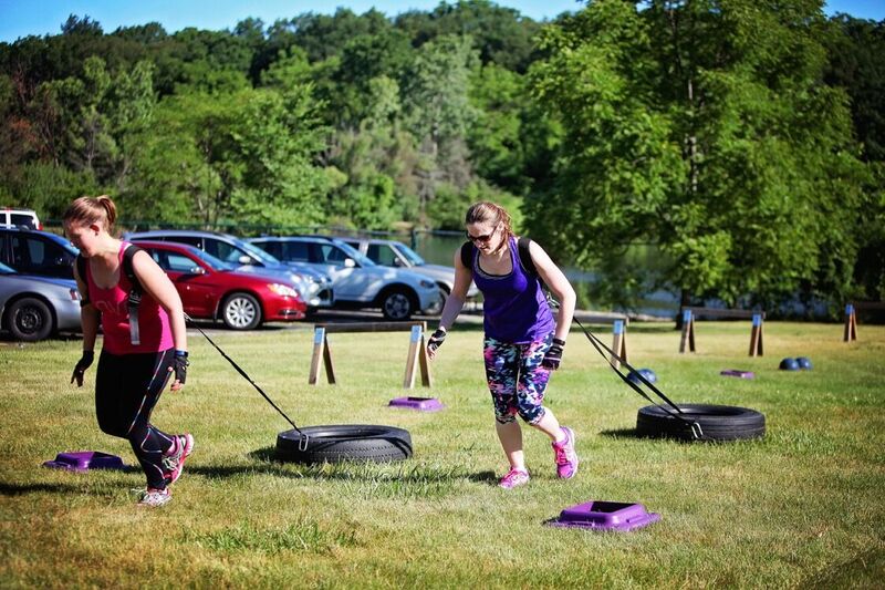 Harness sprints - Outdoor Boot Camp