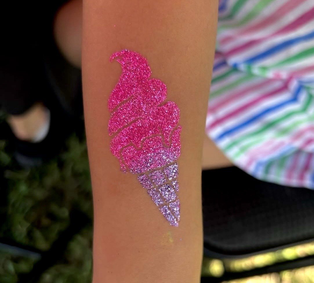 Glitter tattoos