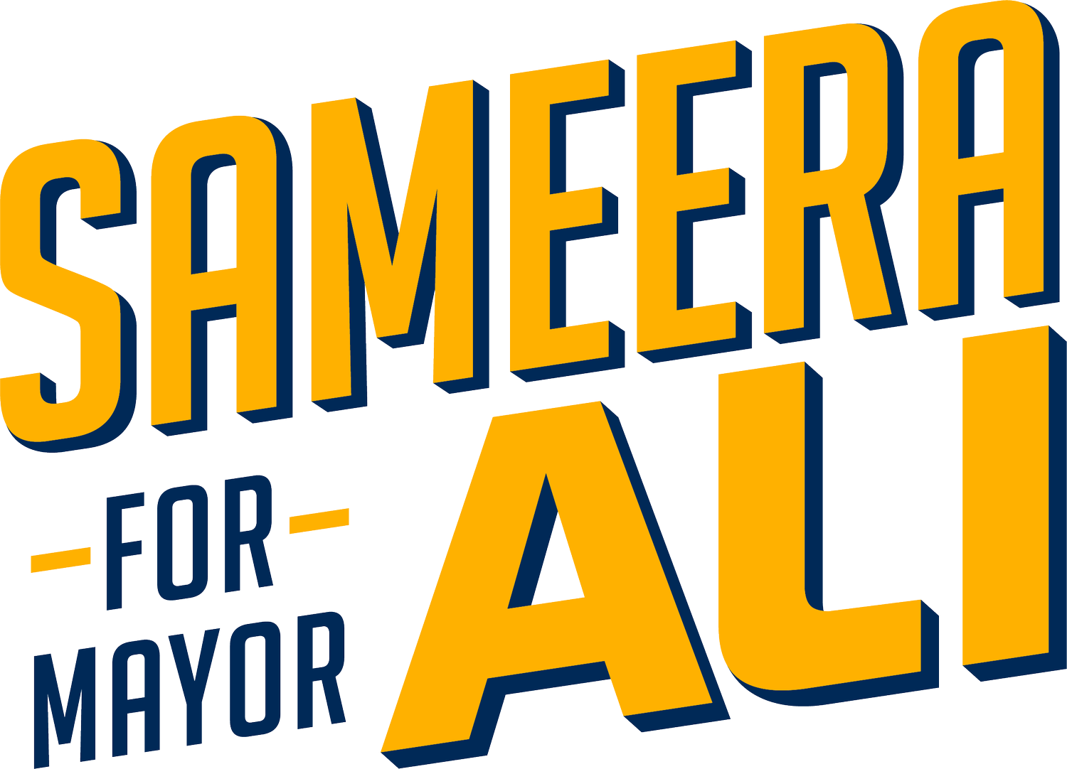 Vote Sameera Ali for Mayor of Milton