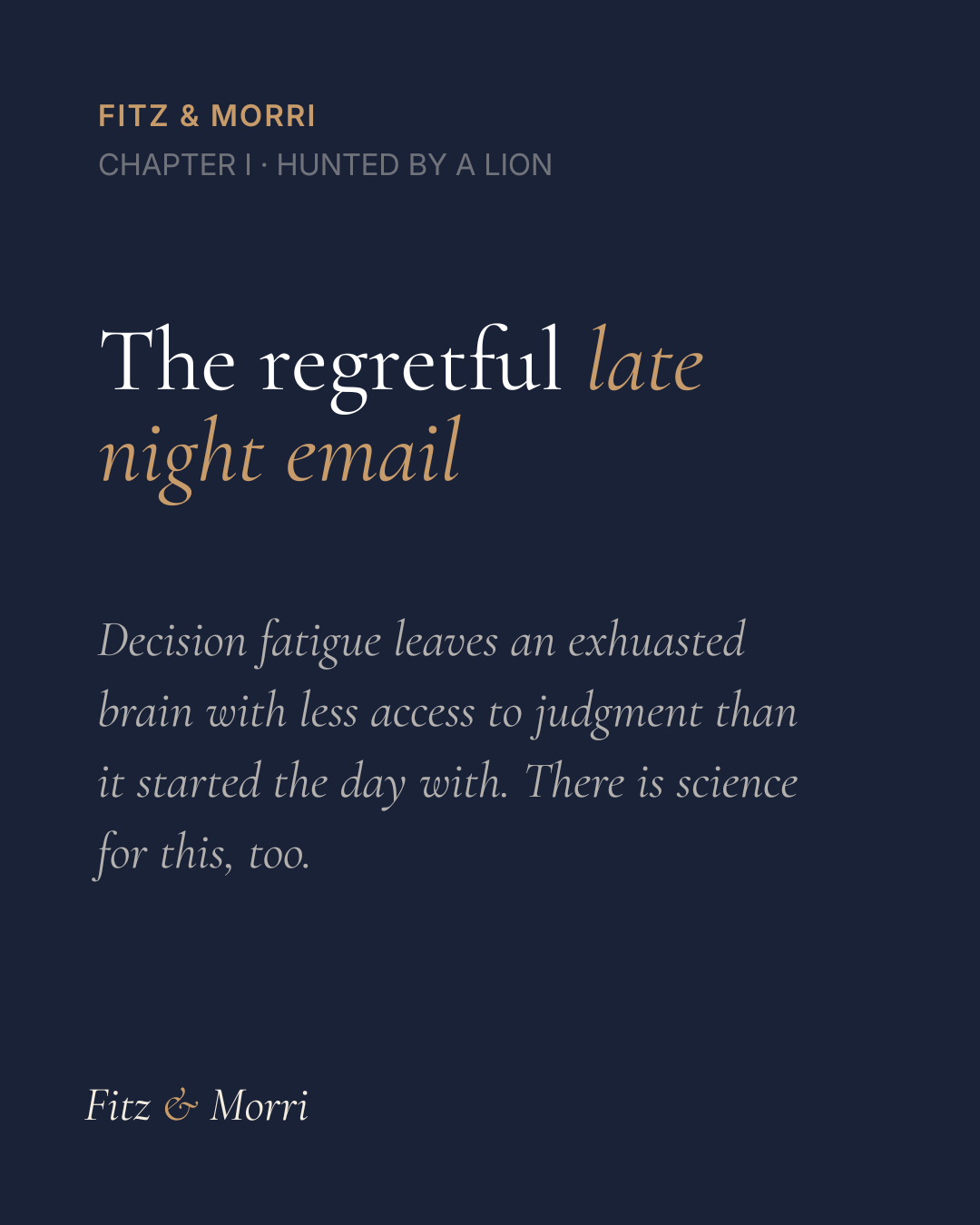 Decision fatigue Decision Fatigue: A Conceptual Analysis — PMC/NIH