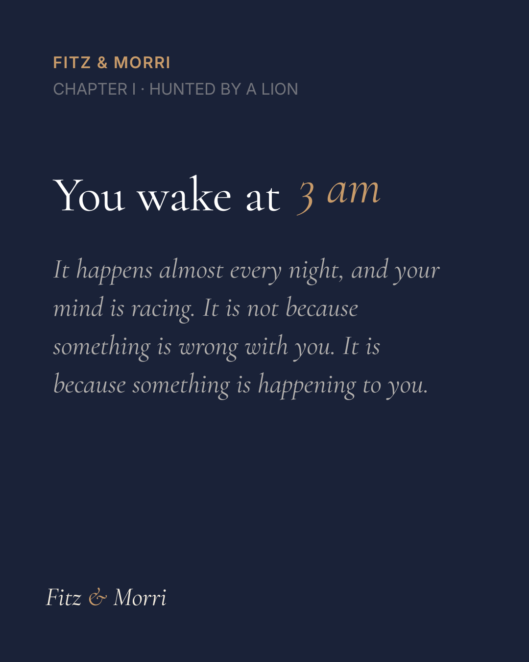 The 3am wake Cortisol Awakening Response