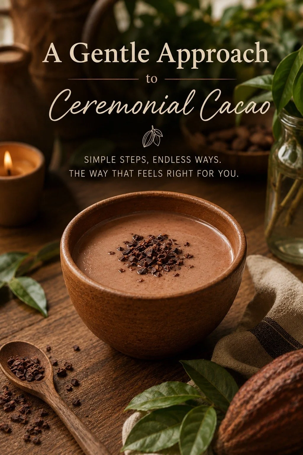 A gentle approach to ceremonial cacao