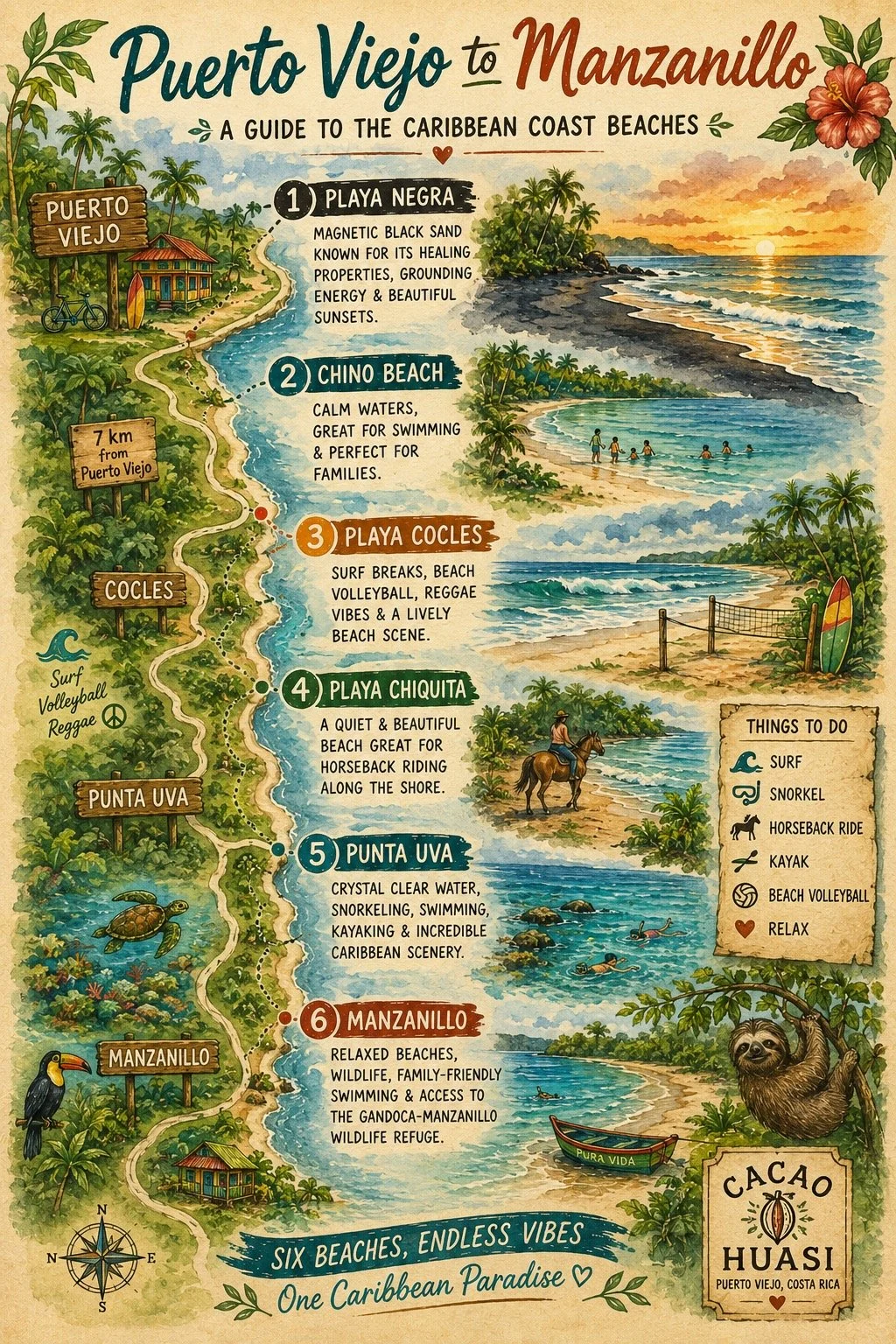 A Local's Guide to the Best Things to Do in Puerto Viejo, Costa Rica