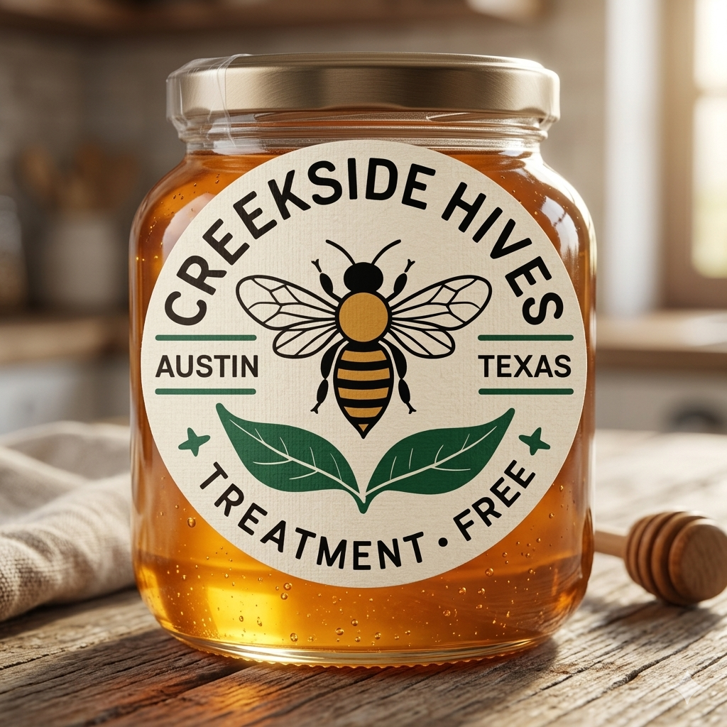 All Natural Honey from Healthy Chemical-free Hives