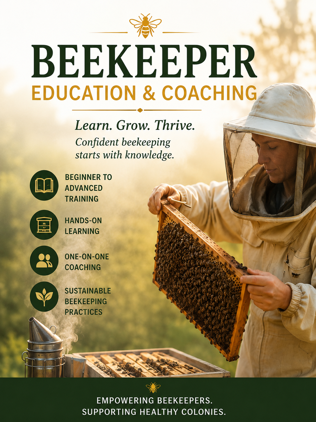 Beekeeping Education & Beekeeper Coaching in Central Texas
